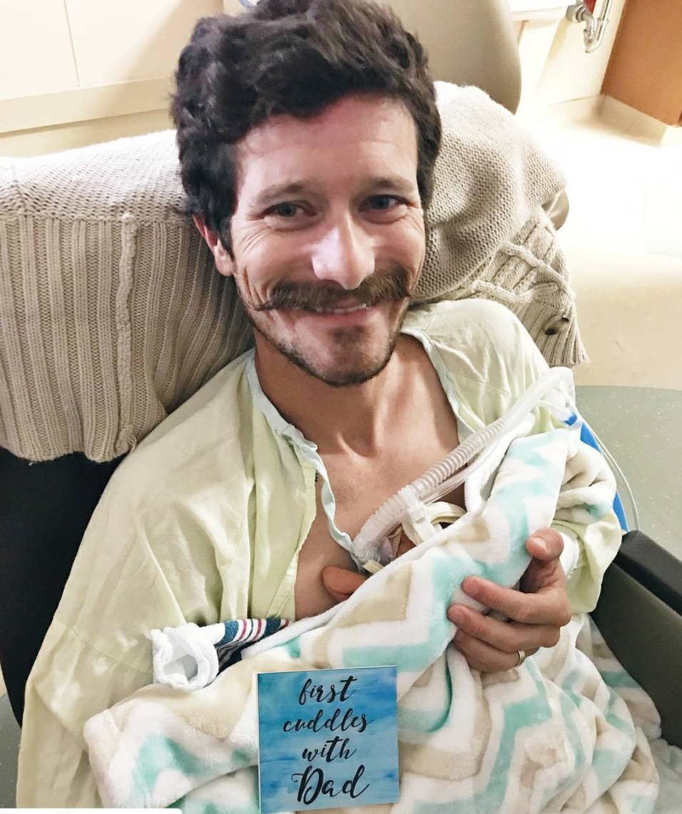 Boy Preemie Nicu Milestone Cards In Plastic