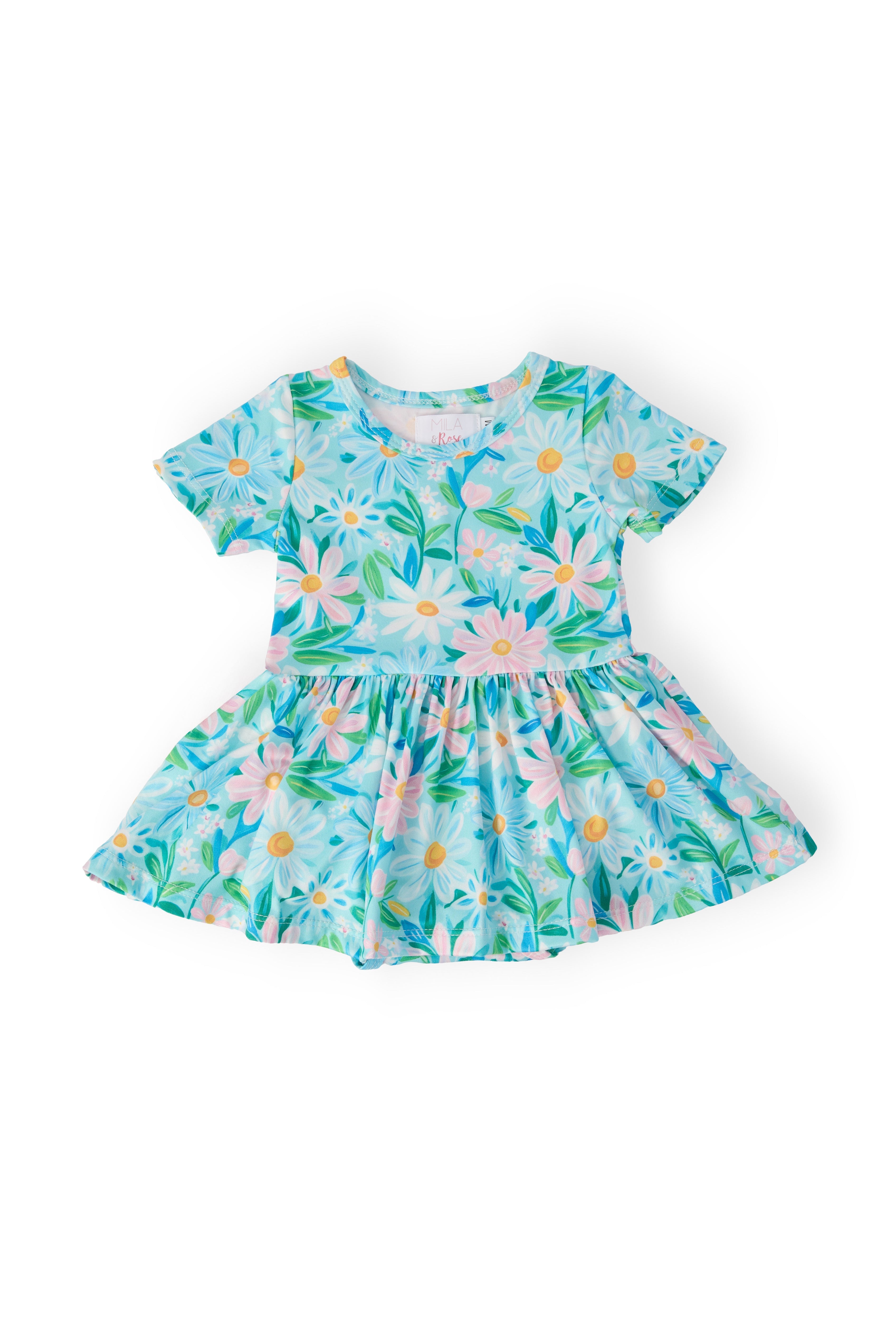 Preppy Daisies S/s Twirl Bodysuit