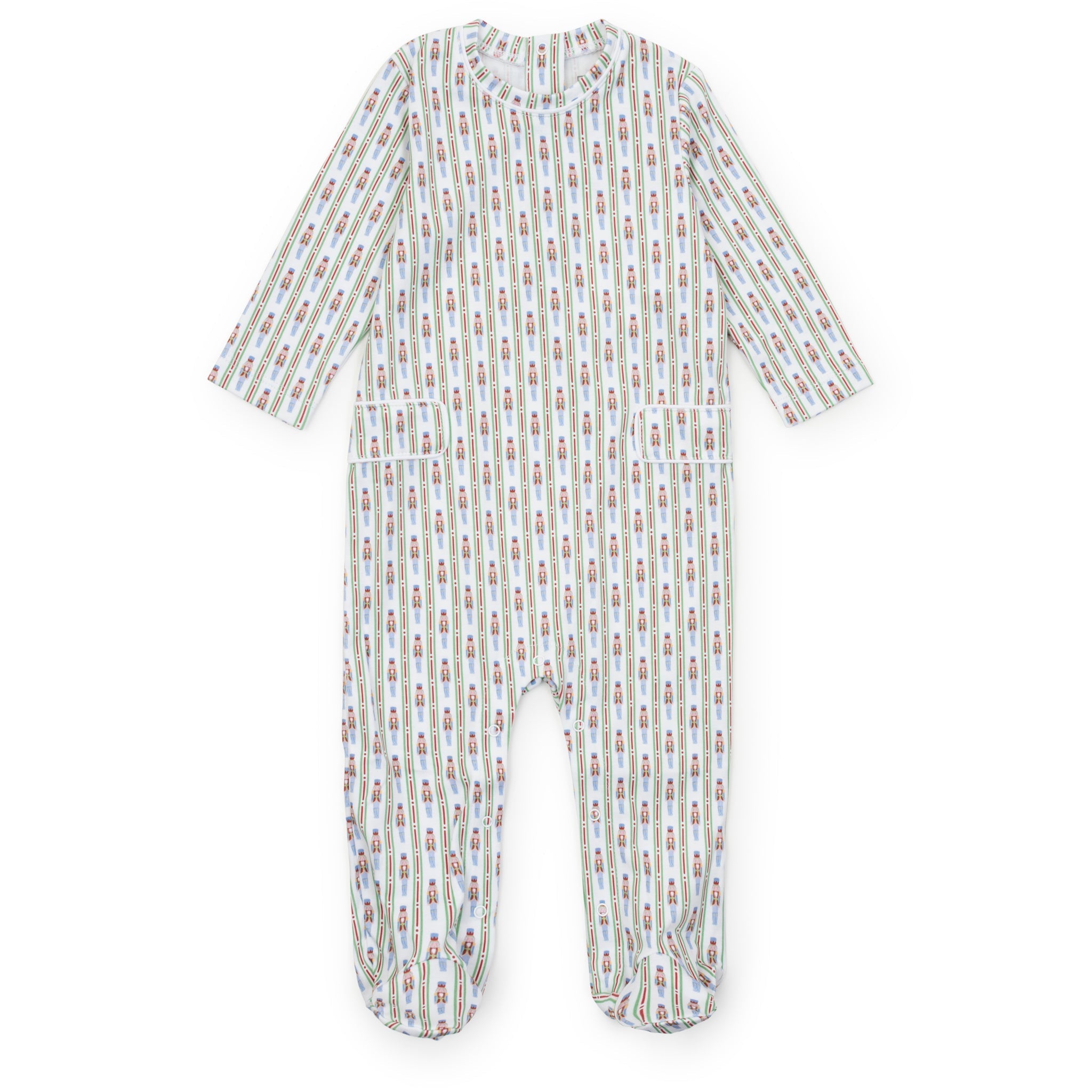 Preston Boys' Romper Nutcracker Stripe