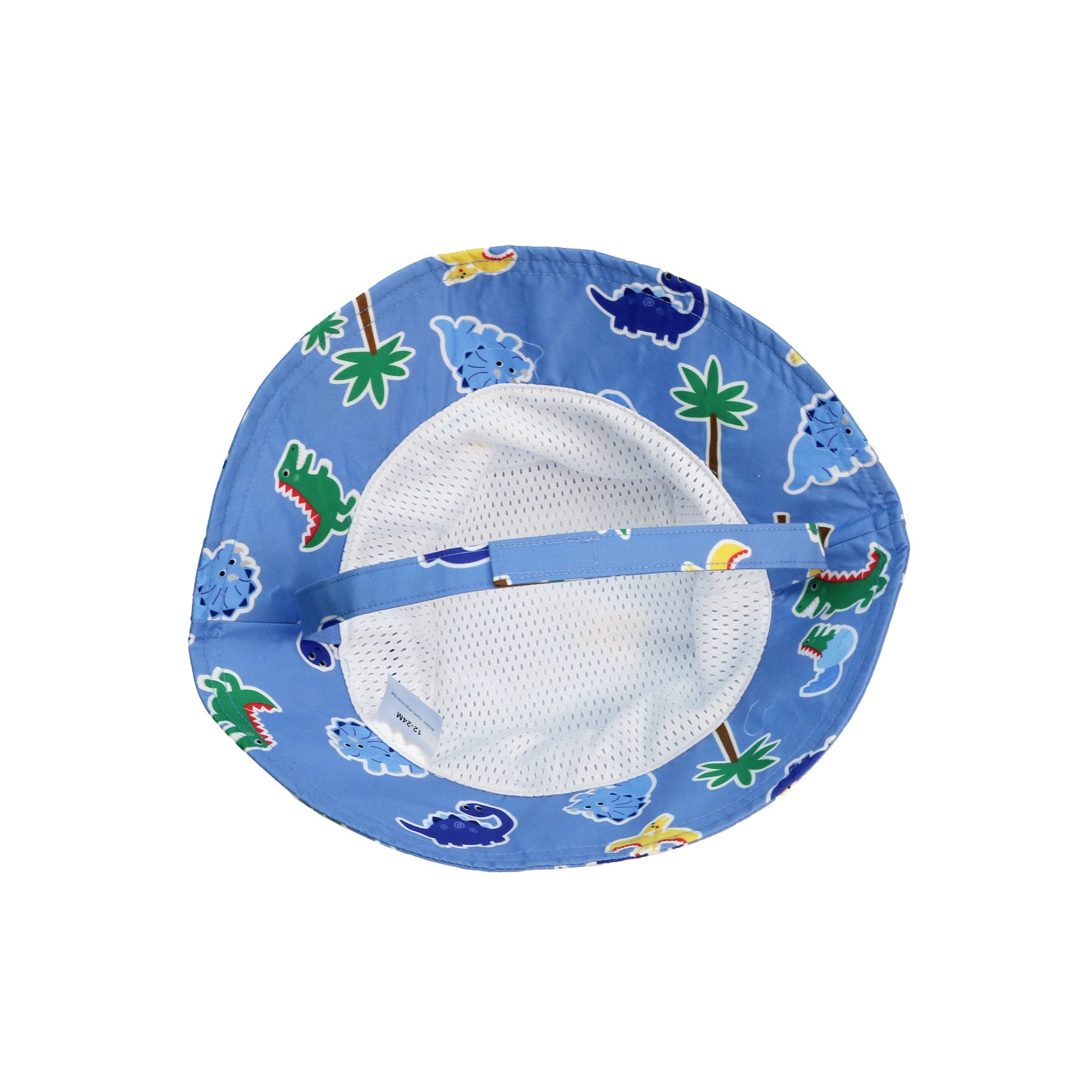 Baby/toddler Printed Bucket Sun Hat - Devin The Dino & Friends **pre-order (orders Will Ship In Full Early March '25)**