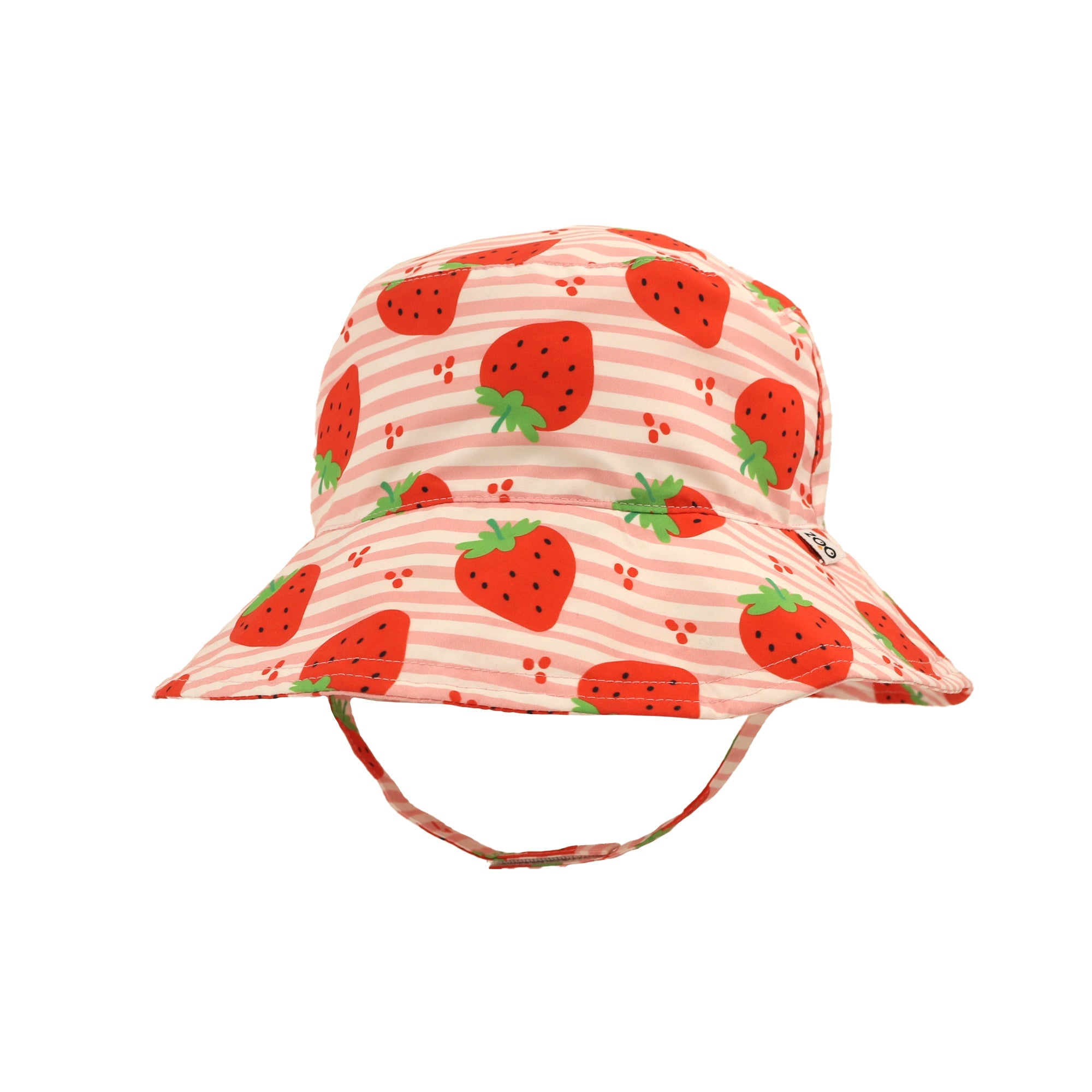 Baby/toddler Printed Bucket Sun Hat - Strawberry **pre-order (orders Will Ship In Full Early March '25)**