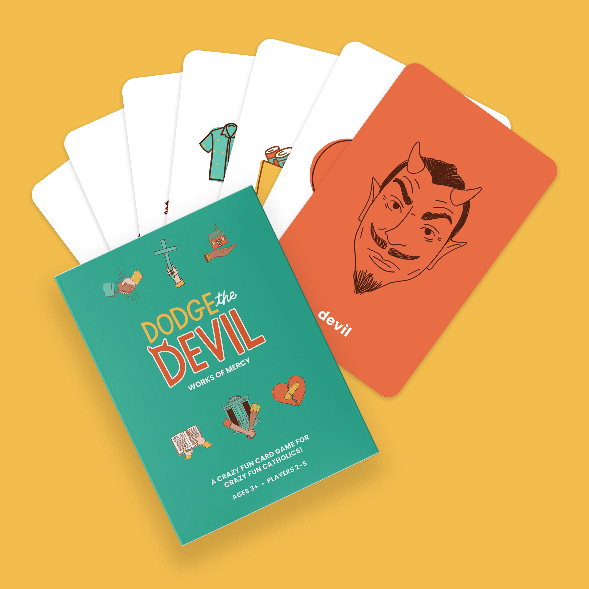 Dodge The Devil: Works Of Mercy (a Holy Twist On Old Maid!)