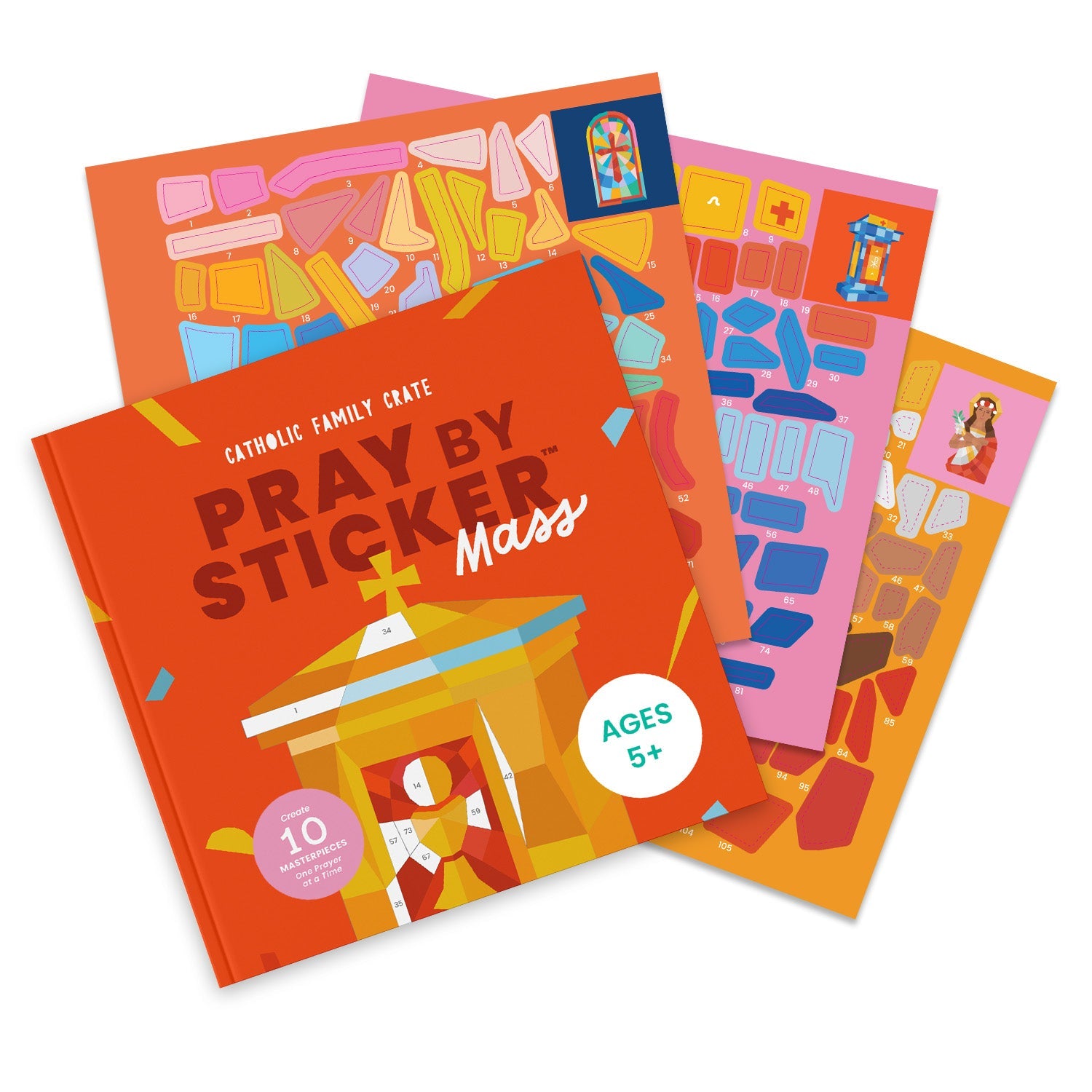 Pray By Sticker: Mass Sticker Book