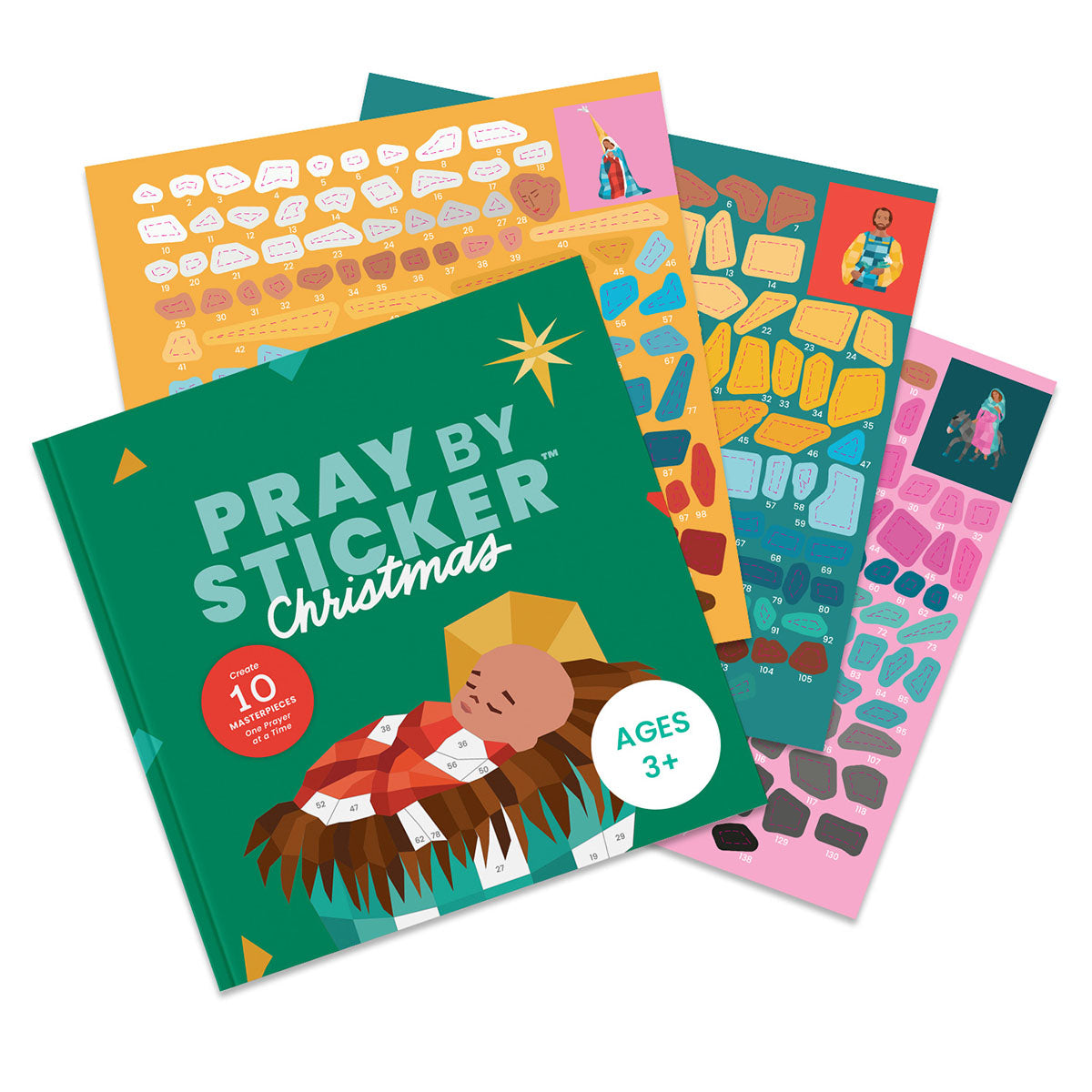 Pray By Sticker: Christmas Sticker Book