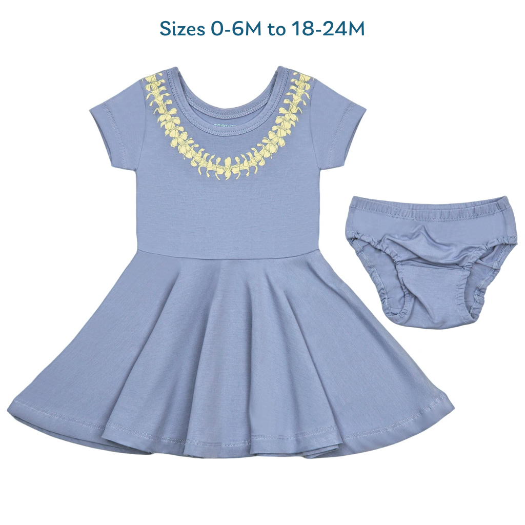 Lei Pua Kenikeni Bamboo T-shirt Dress