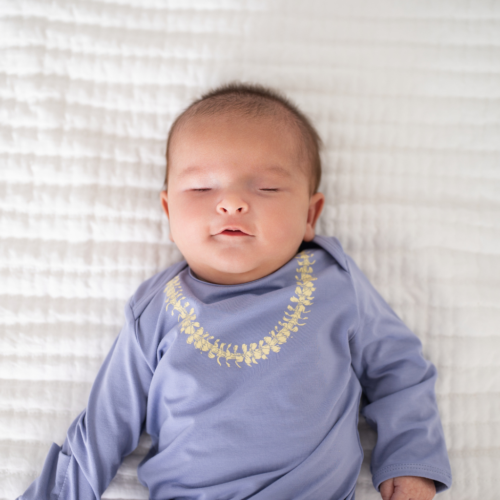 Lei Pua Kenikeni Bamboo Layette Gown