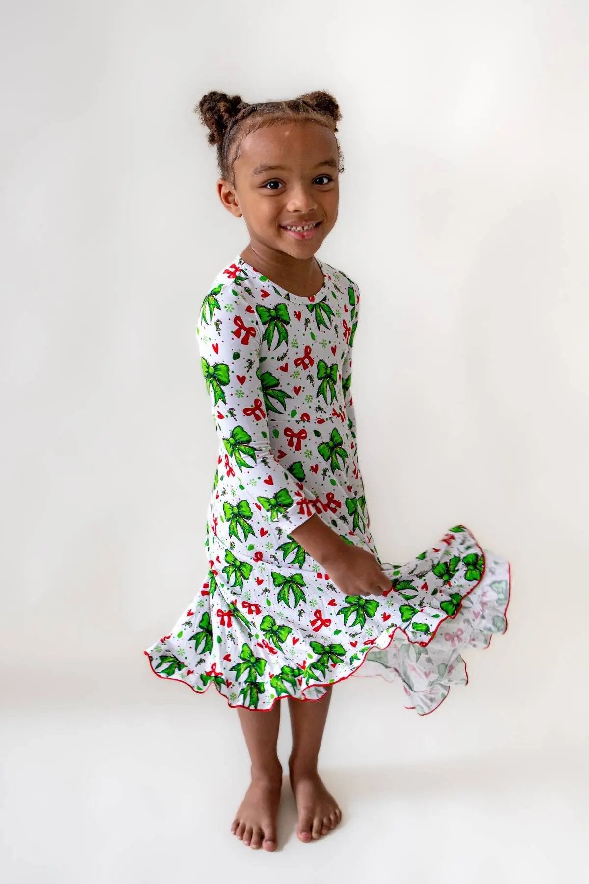Mean One Bows Twirl Dress