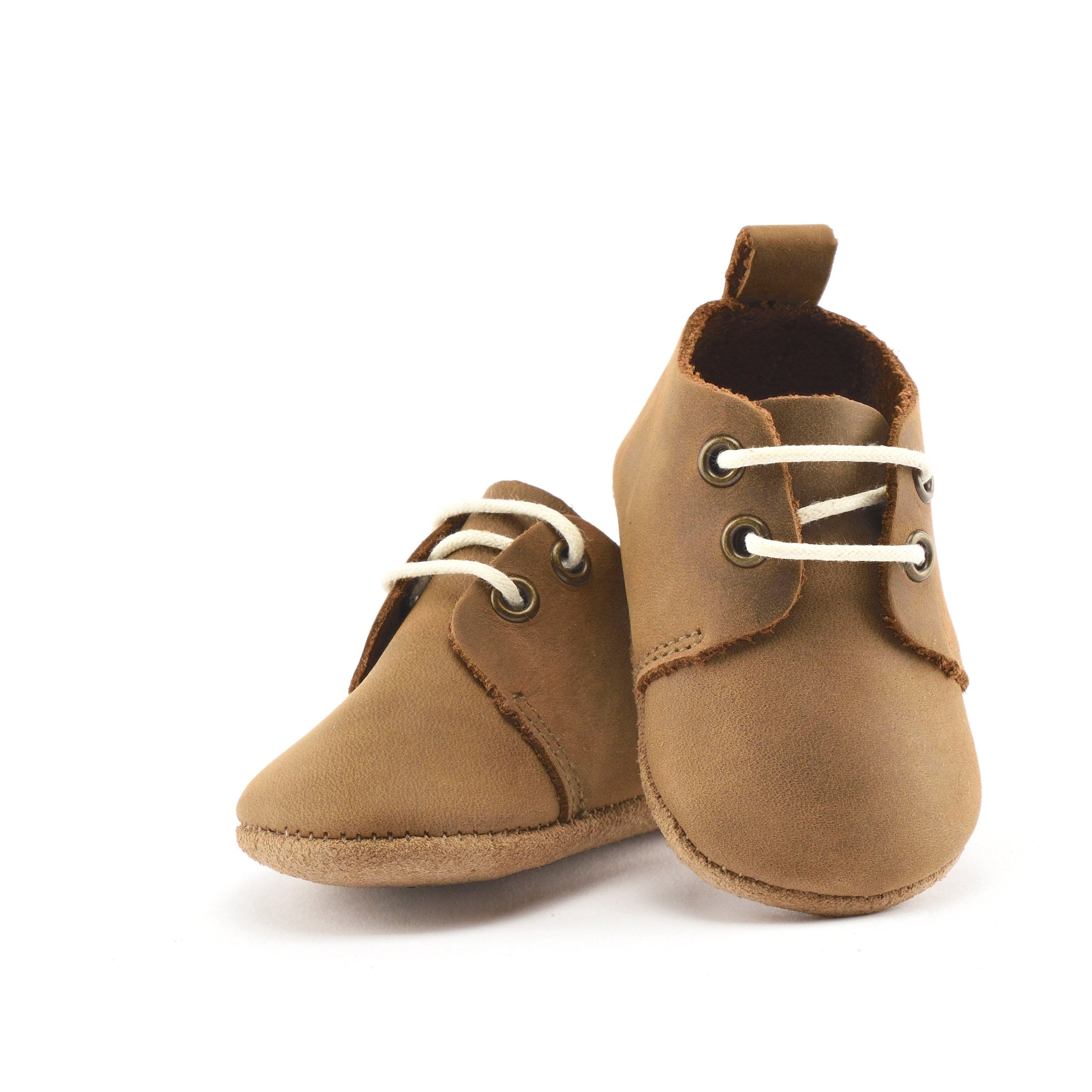 Brown - Low Top Oxfords - Soft Sole