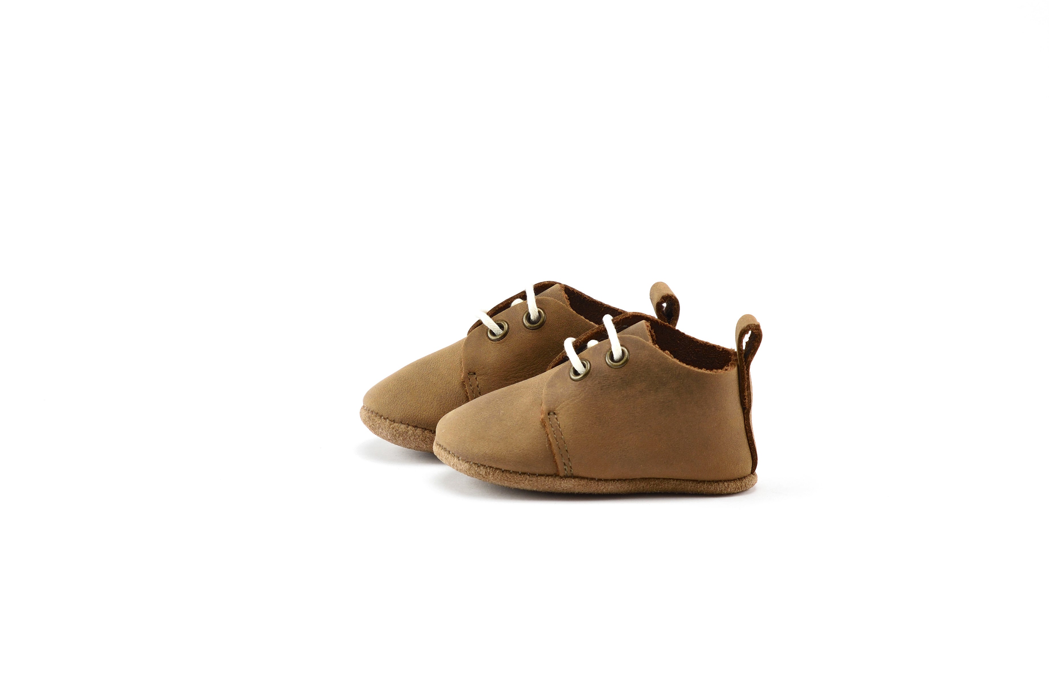 Brown - Low Top Oxfords - Soft Sole