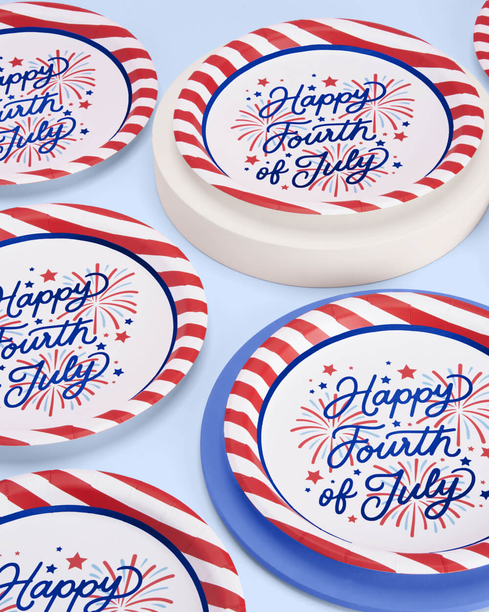 Party In The Usa Plates - 25 Paper Plates