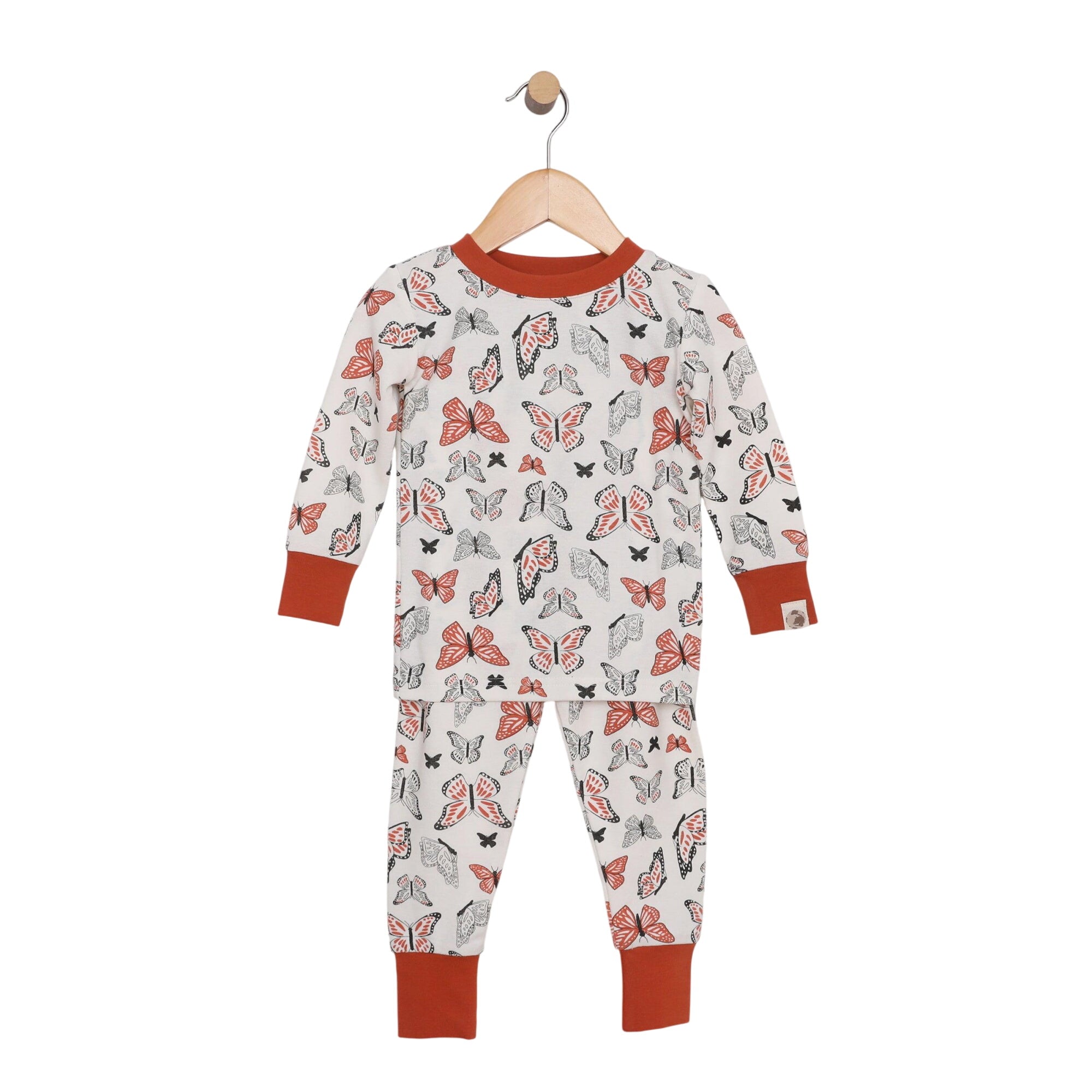 Monarch Butterfly Pj Set In Infant-toddler Sizes