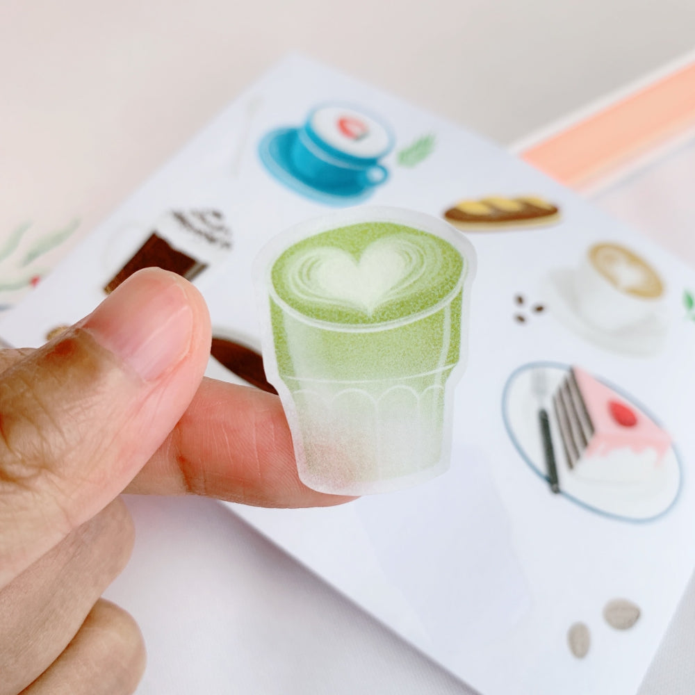 Cosy Teatime Washi Paper Sticker Set by The Washi Tape Shop