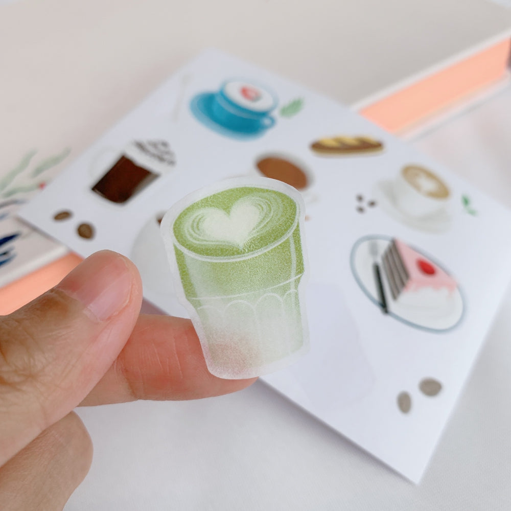 Cosy Teatime Washi Paper Sticker Set by The Washi Tape Shop