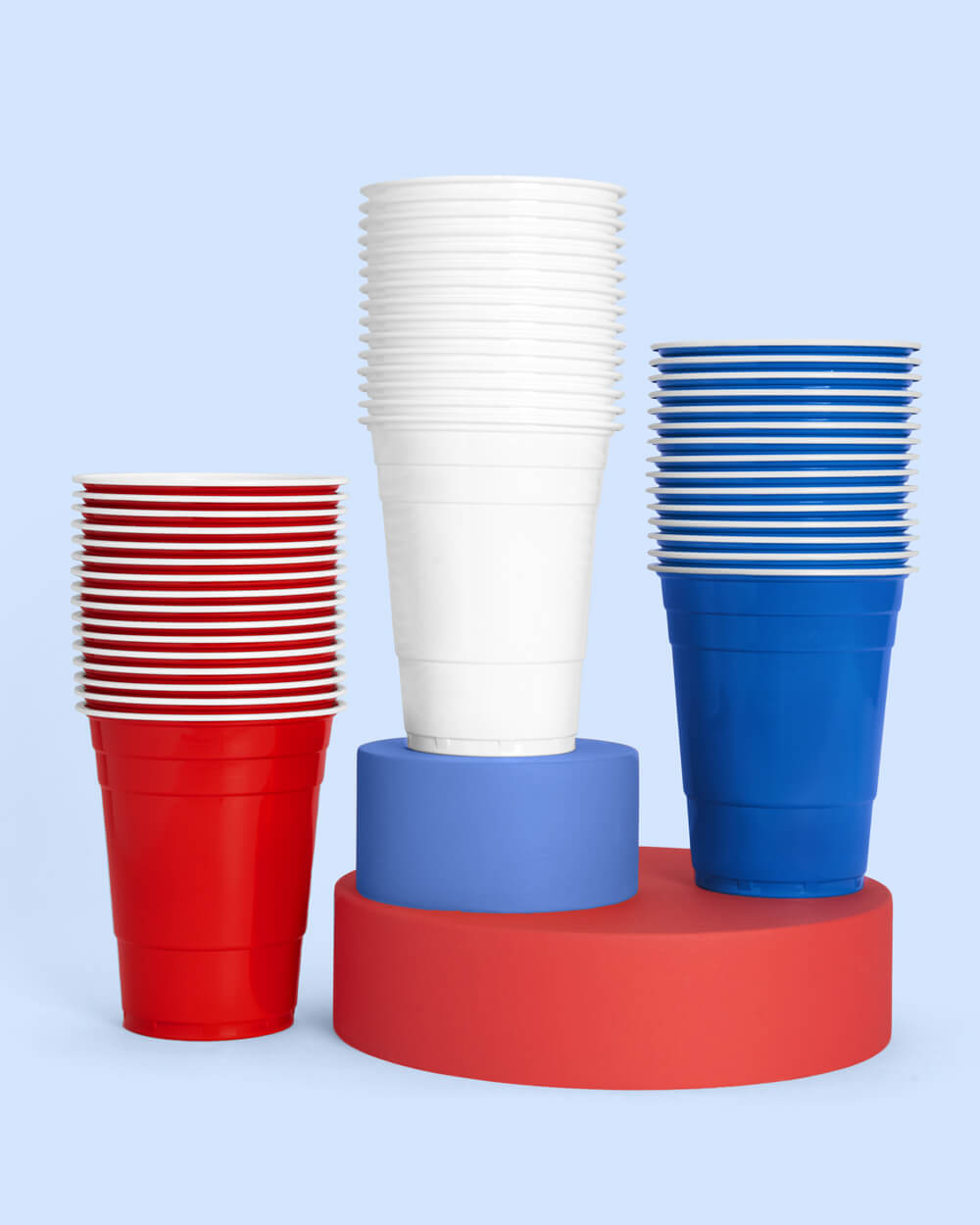 Party In The Usa Cups - 50 Matte 16 Oz Cups