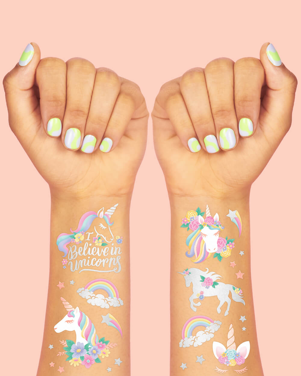 Unicorn 🦄 Tats - 52 Foil Temporary Tattoos