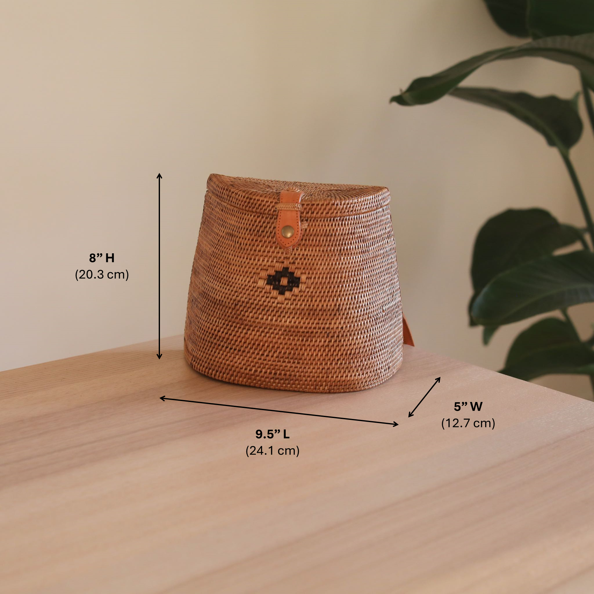 Bali Rattan Mini Backpack