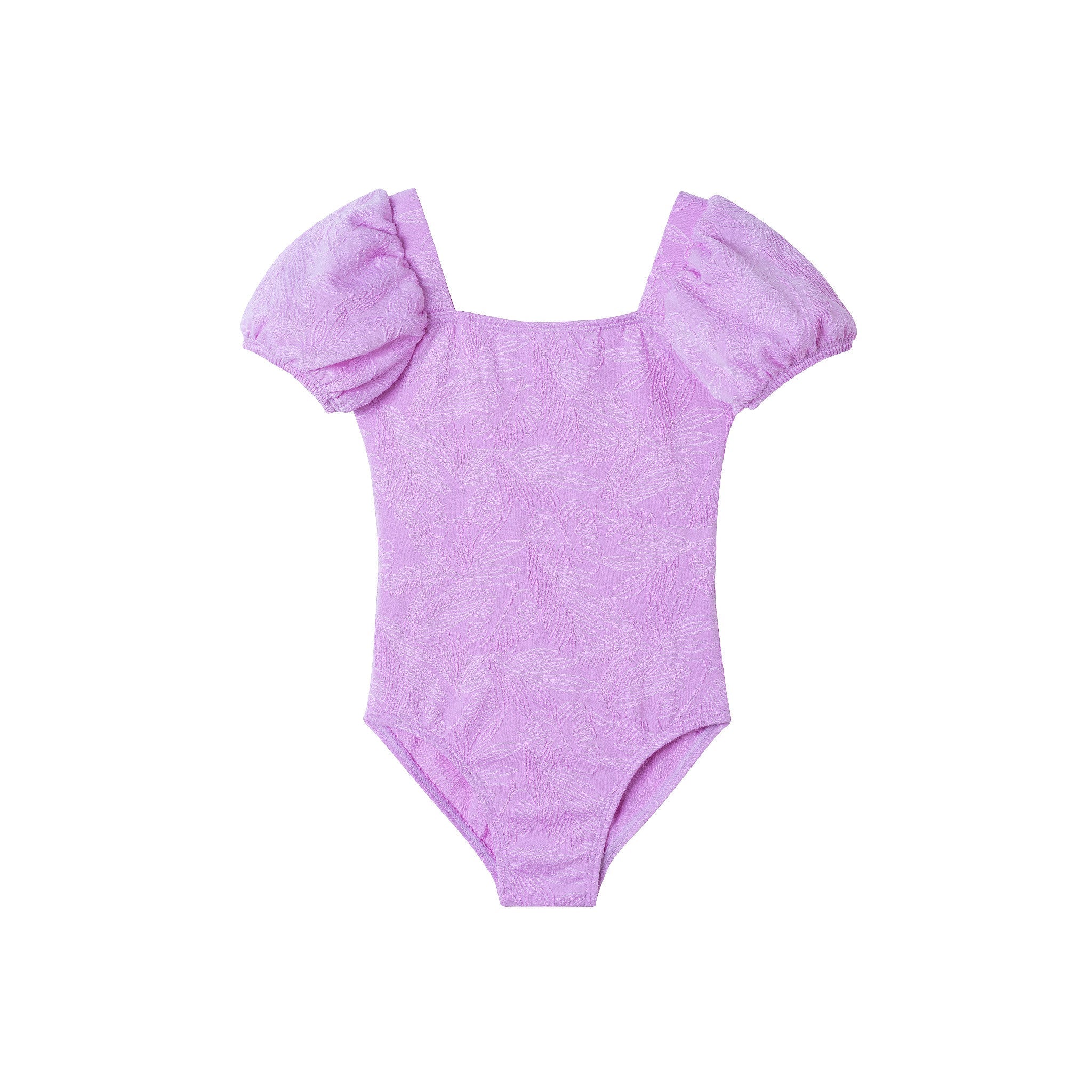 Kids (2-8) One Piece Swim Suit | Purple