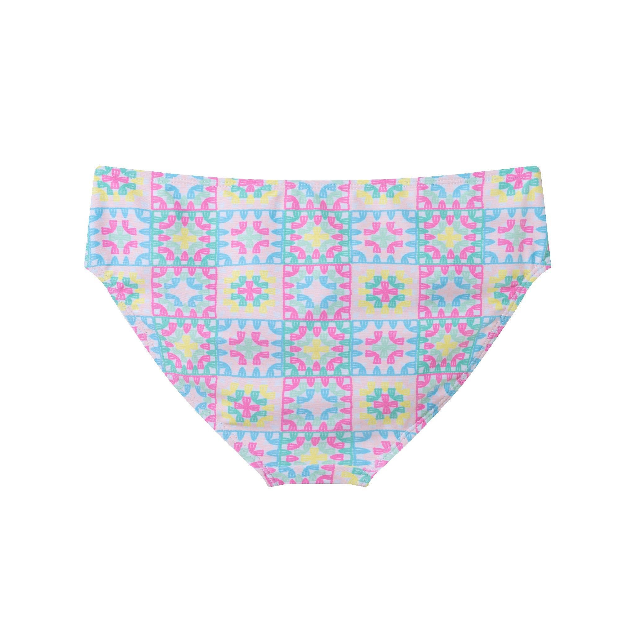 Kids (7-16) Two Piece Swimsuit | Multicolor Crochet