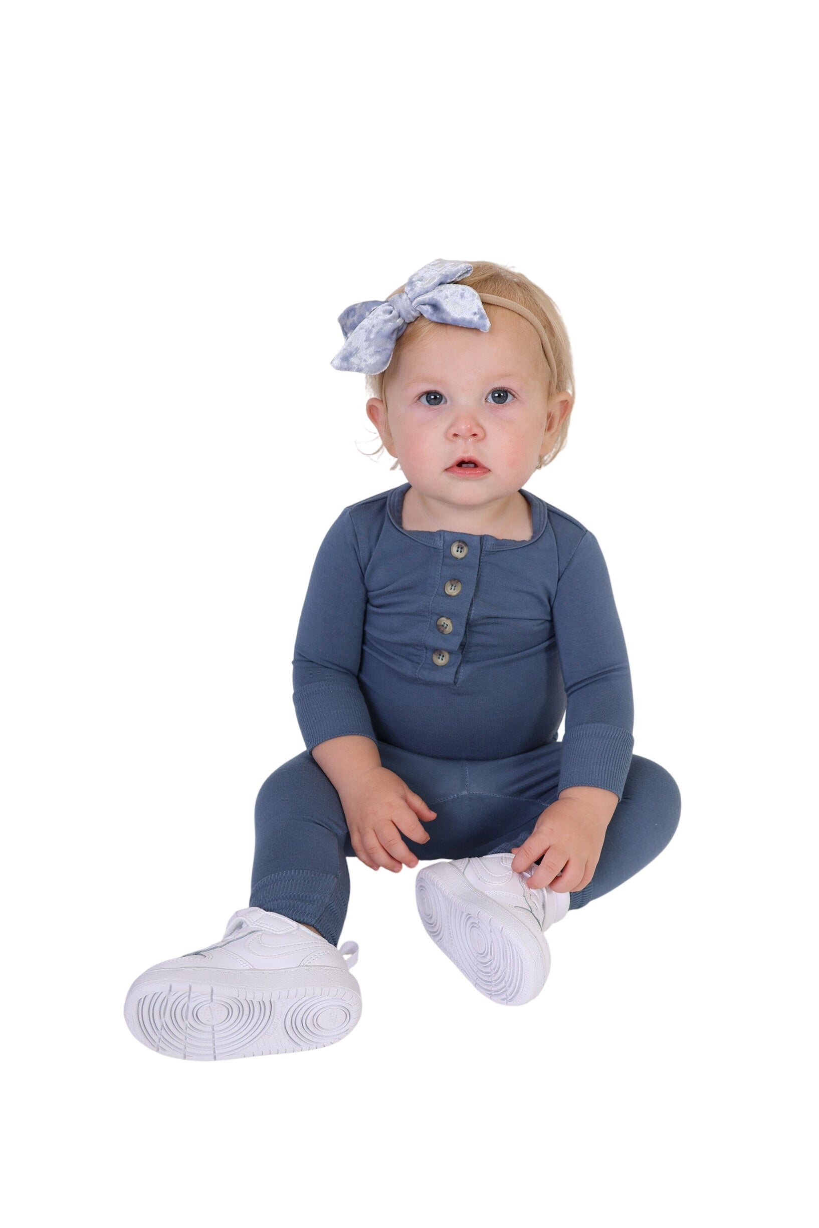 Arthur || Baby Long Sleeve Henley Top And Bottom Set