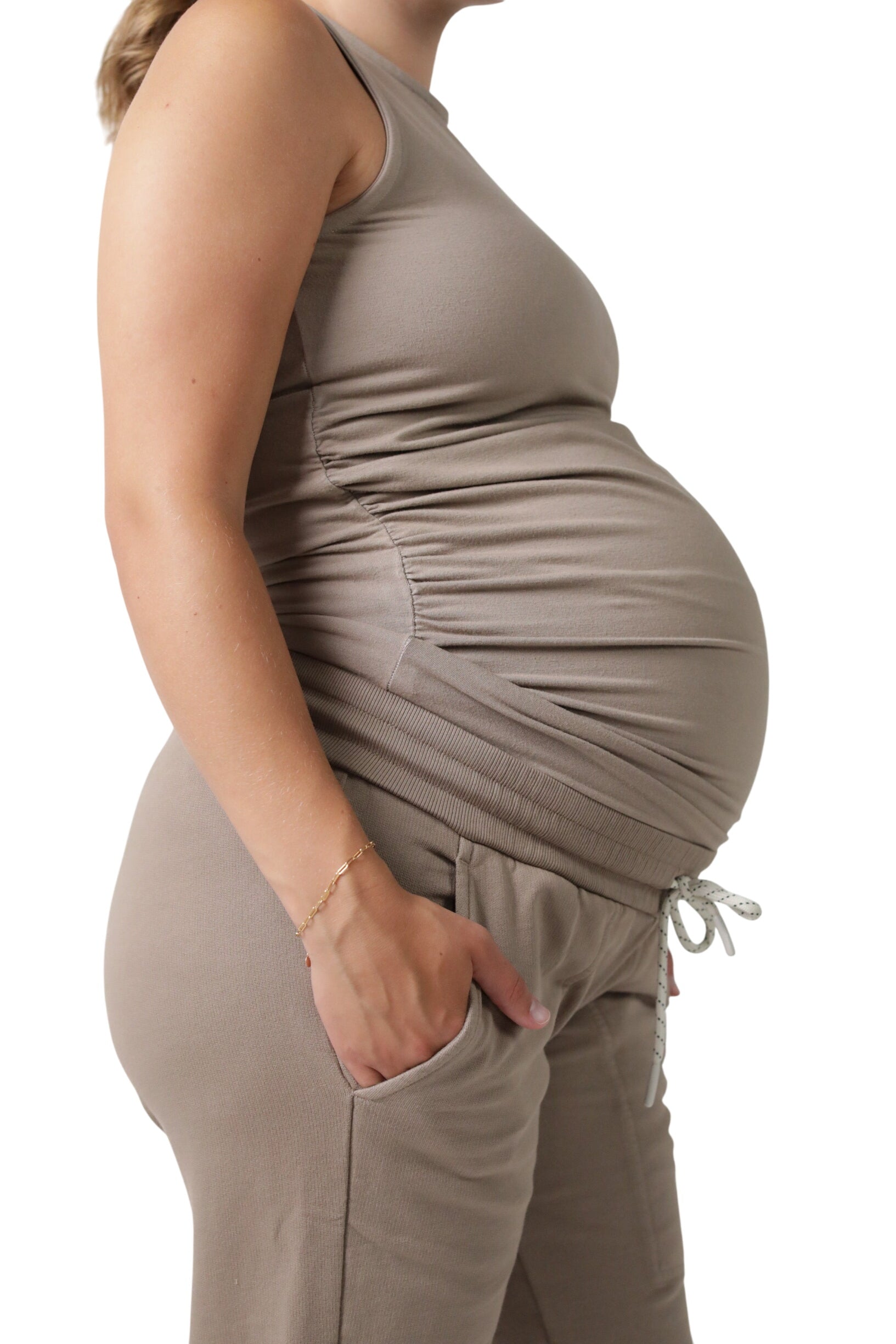 Blair || High Neck Maternity Tank