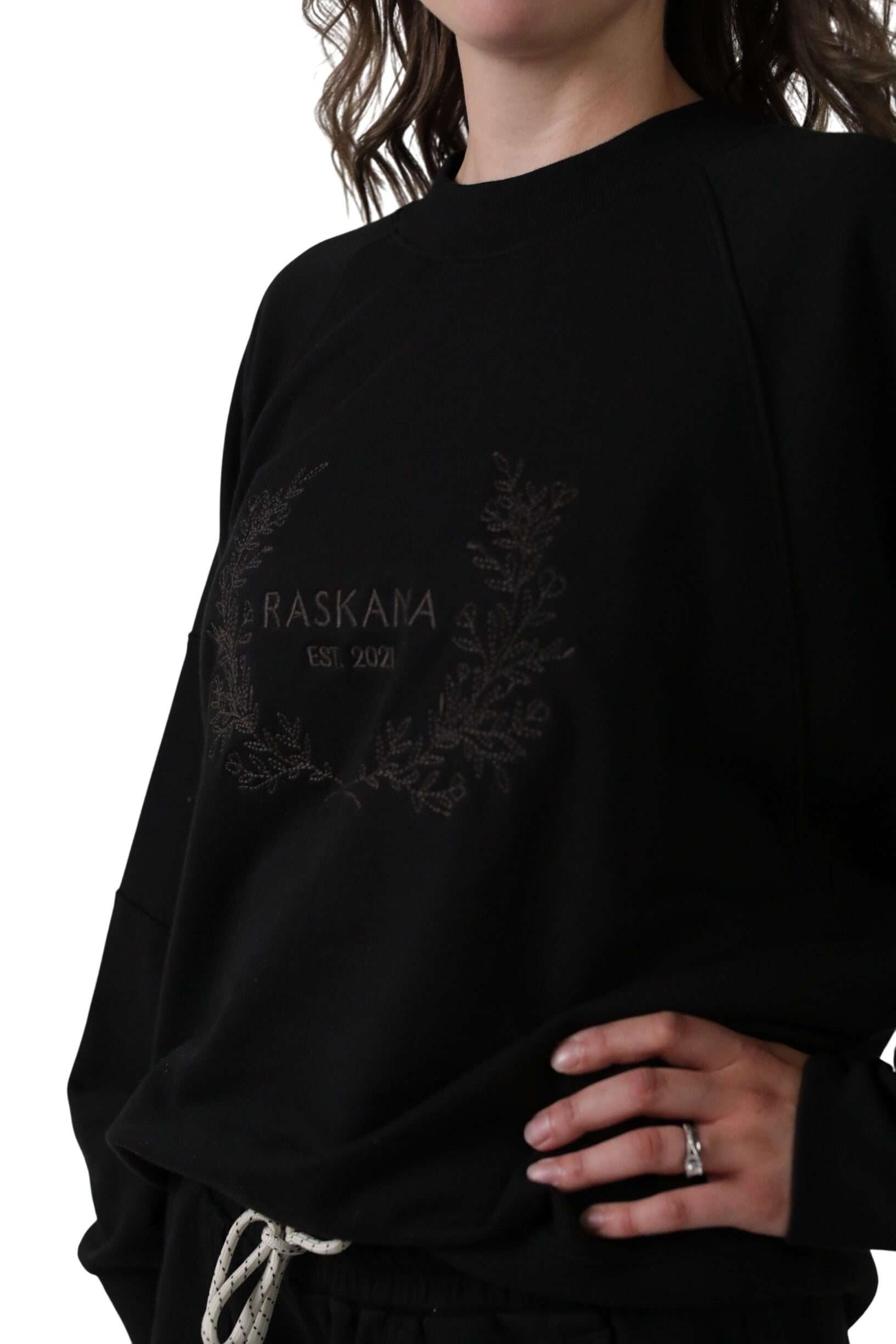 Elle || Organic Cotton Maternity Crew Neck Pullover