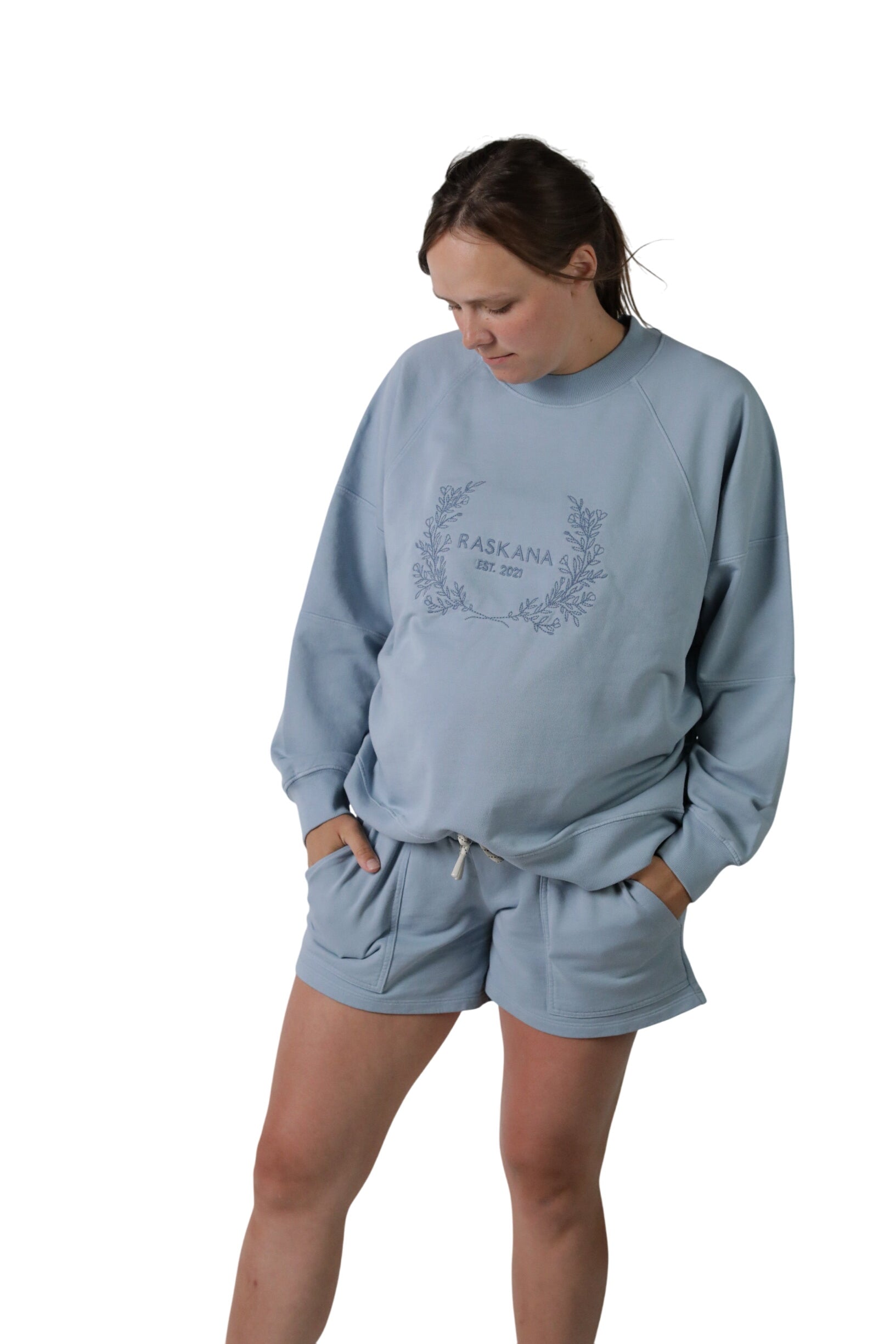 Elle || Organic Cotton Maternity Crew Neck Pullover