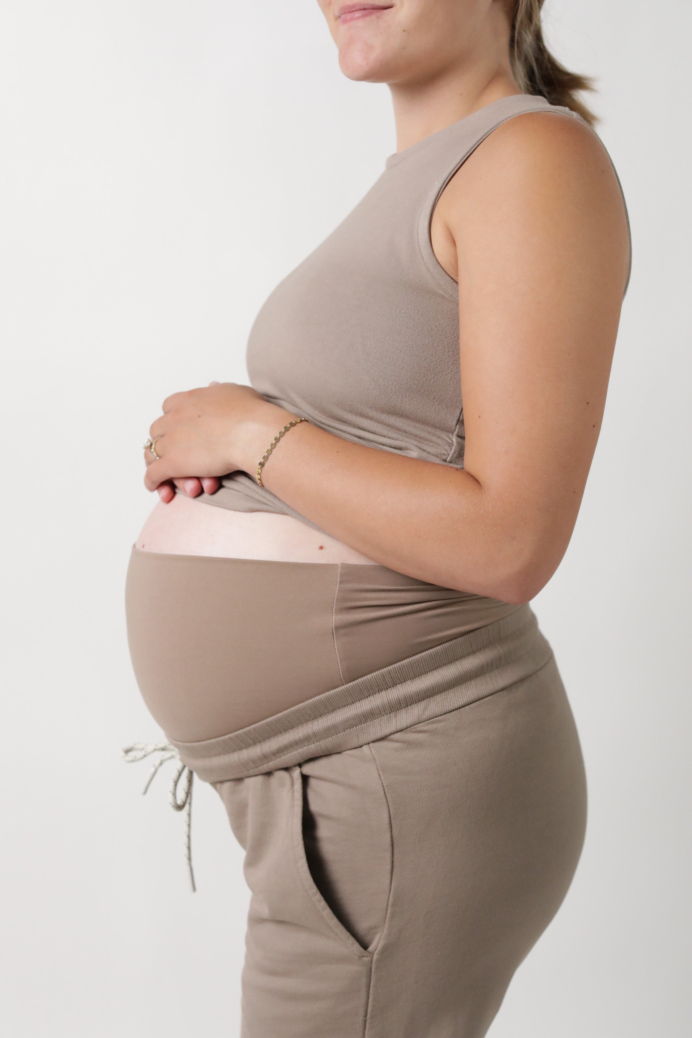 Elle || Organic Cotton Maternity Jogger