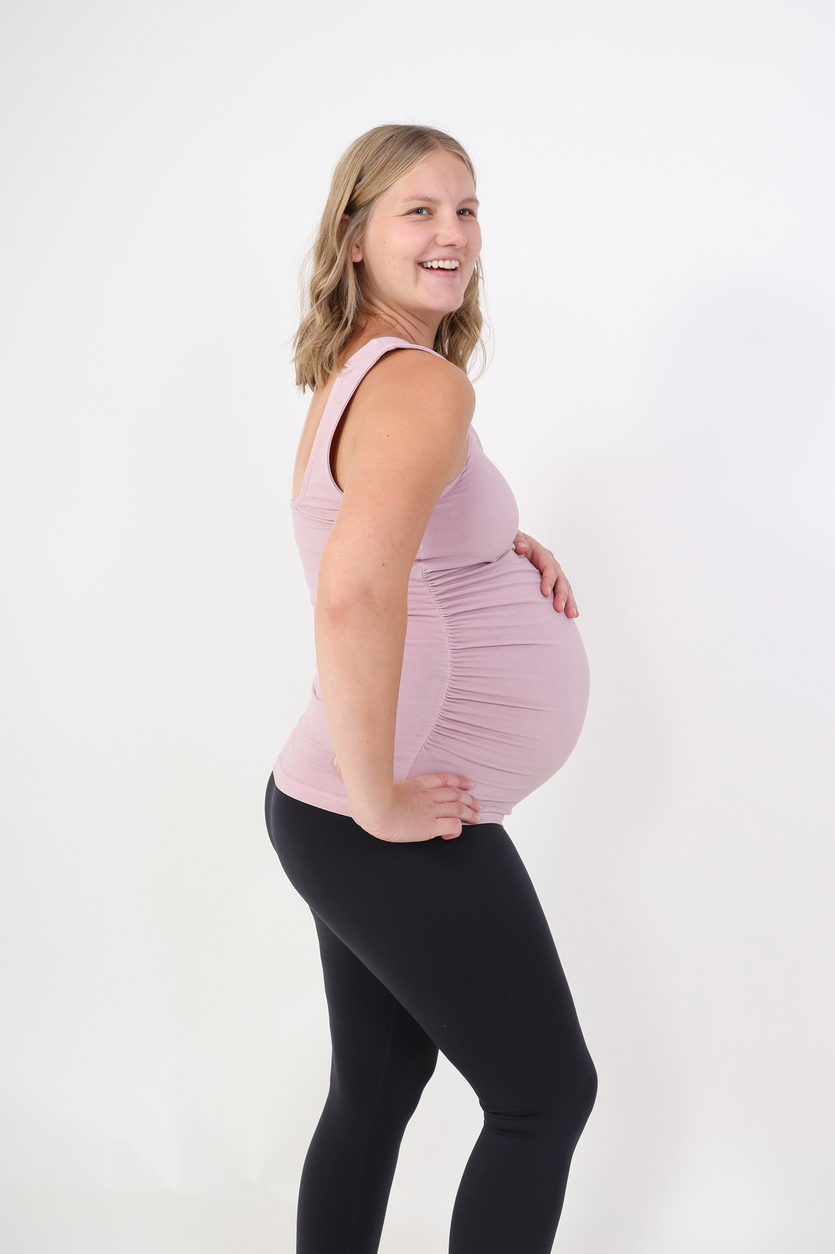Frankie || Scoop Neck Maternity Tank