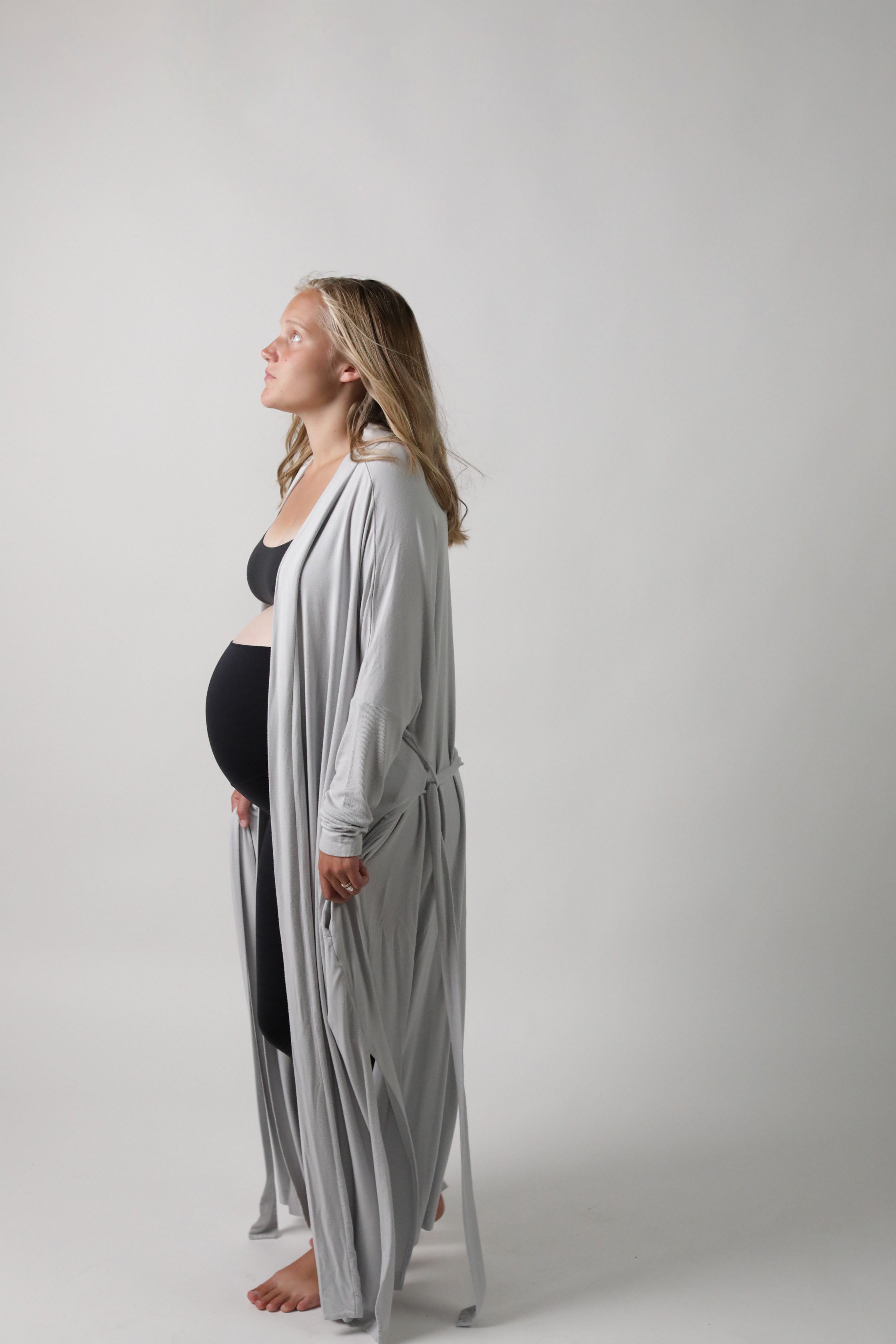 Goldie || Long Sleeve Loungewear Maternity Robe