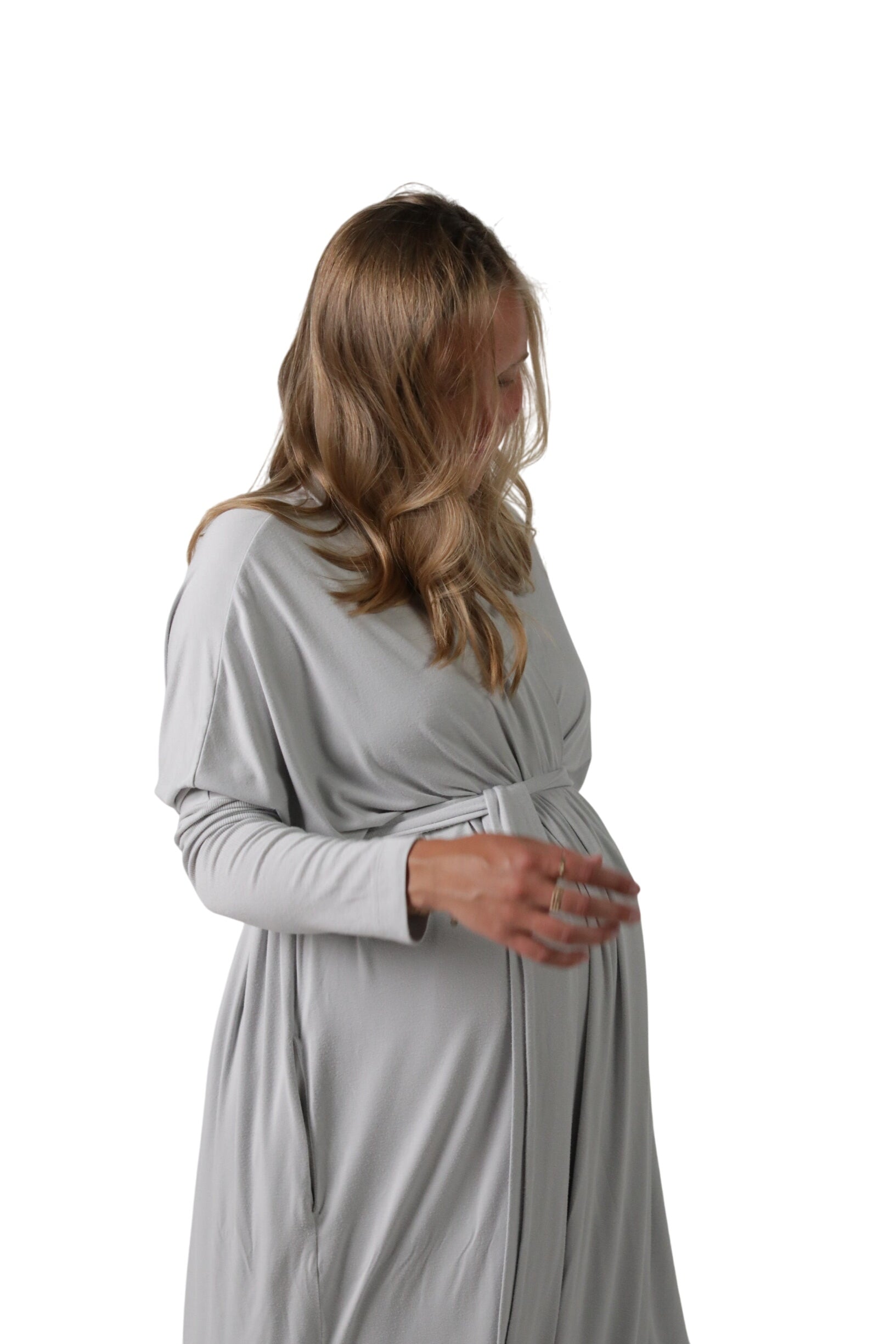 Goldie || Long Sleeve Loungewear Maternity Robe