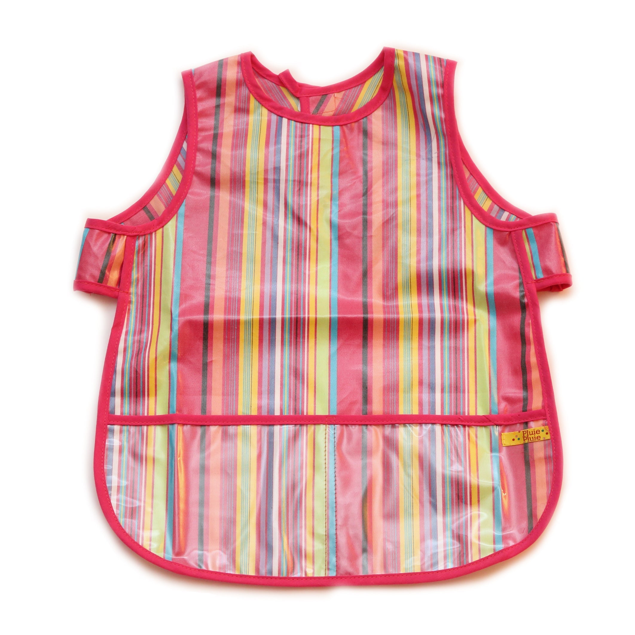 Pink Stripe Bib