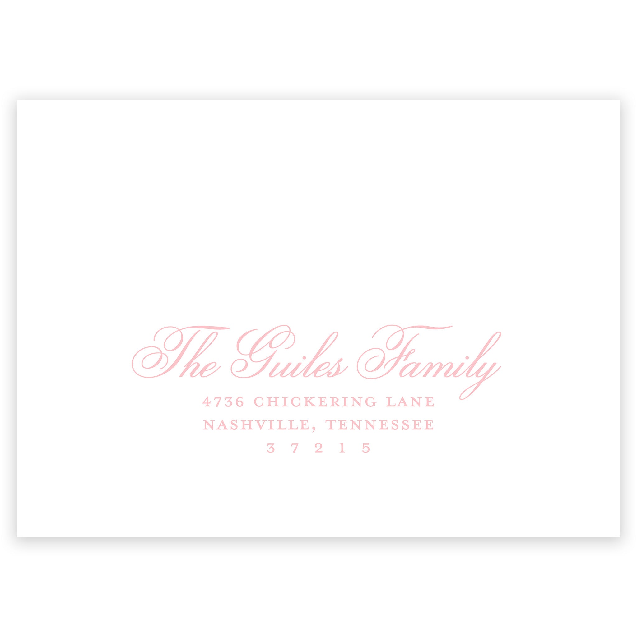 Pink Baptism Invitation