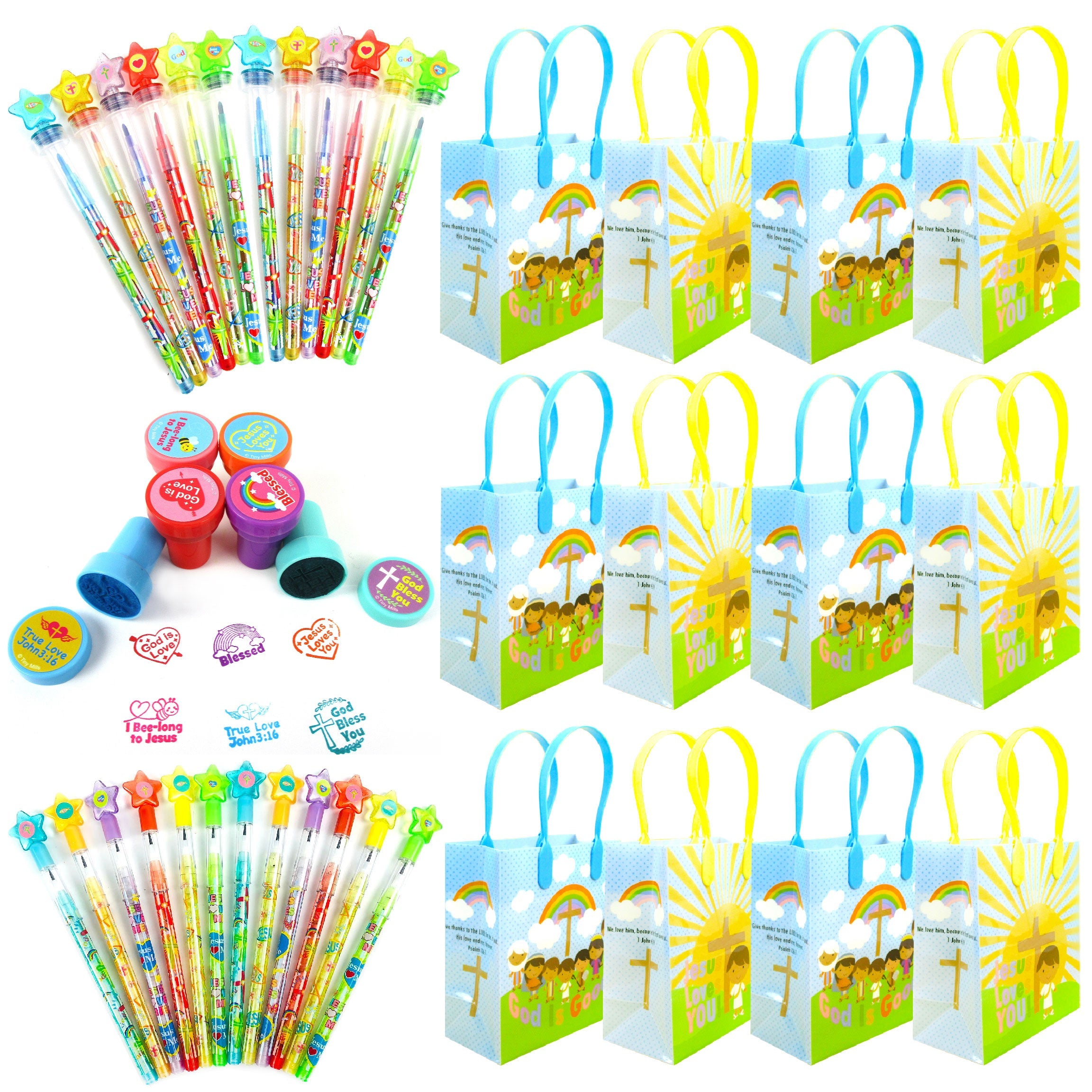 Religious Valentine's Day Handout Door Drop Kit For 12 Kids