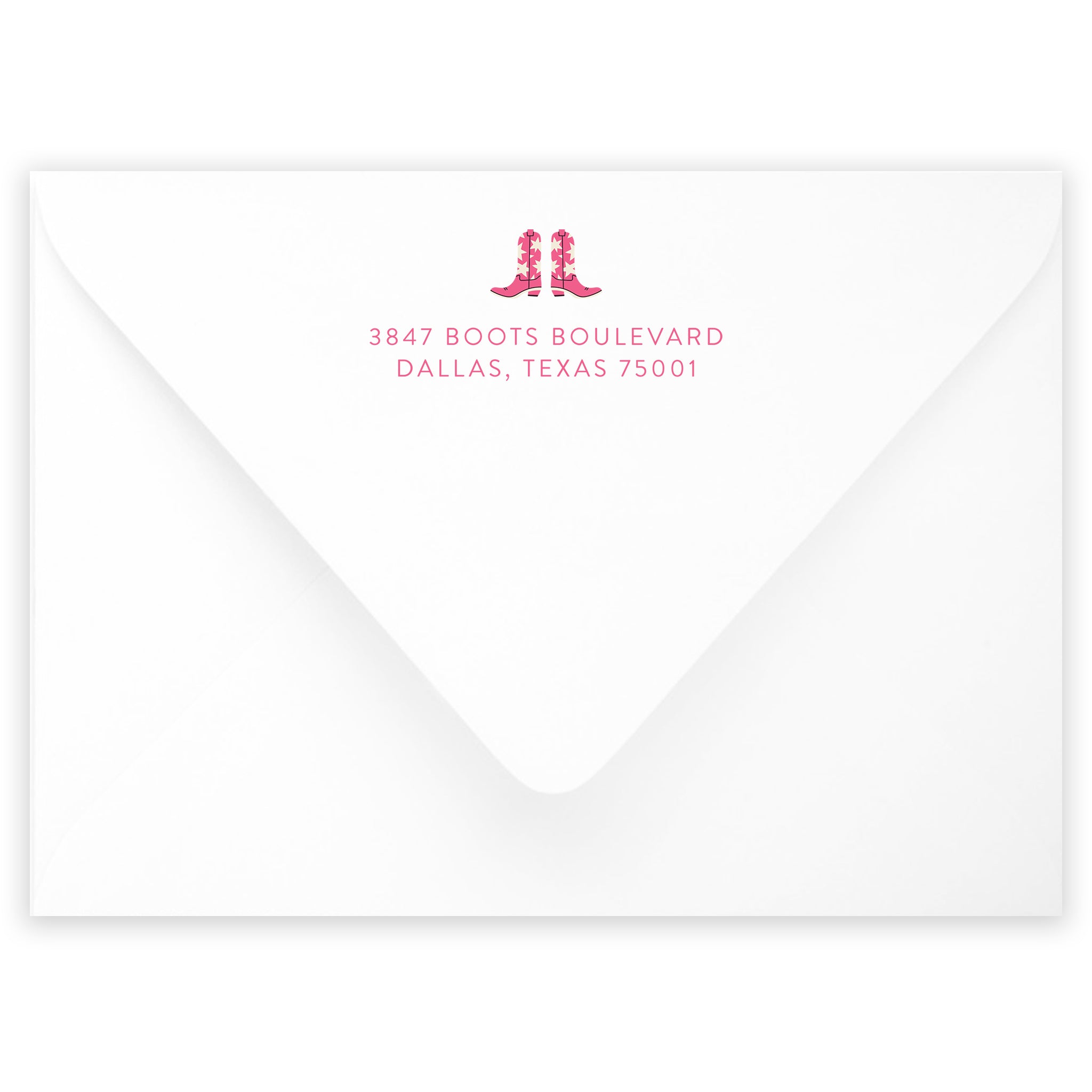 Cowgirl Boot Notecard
