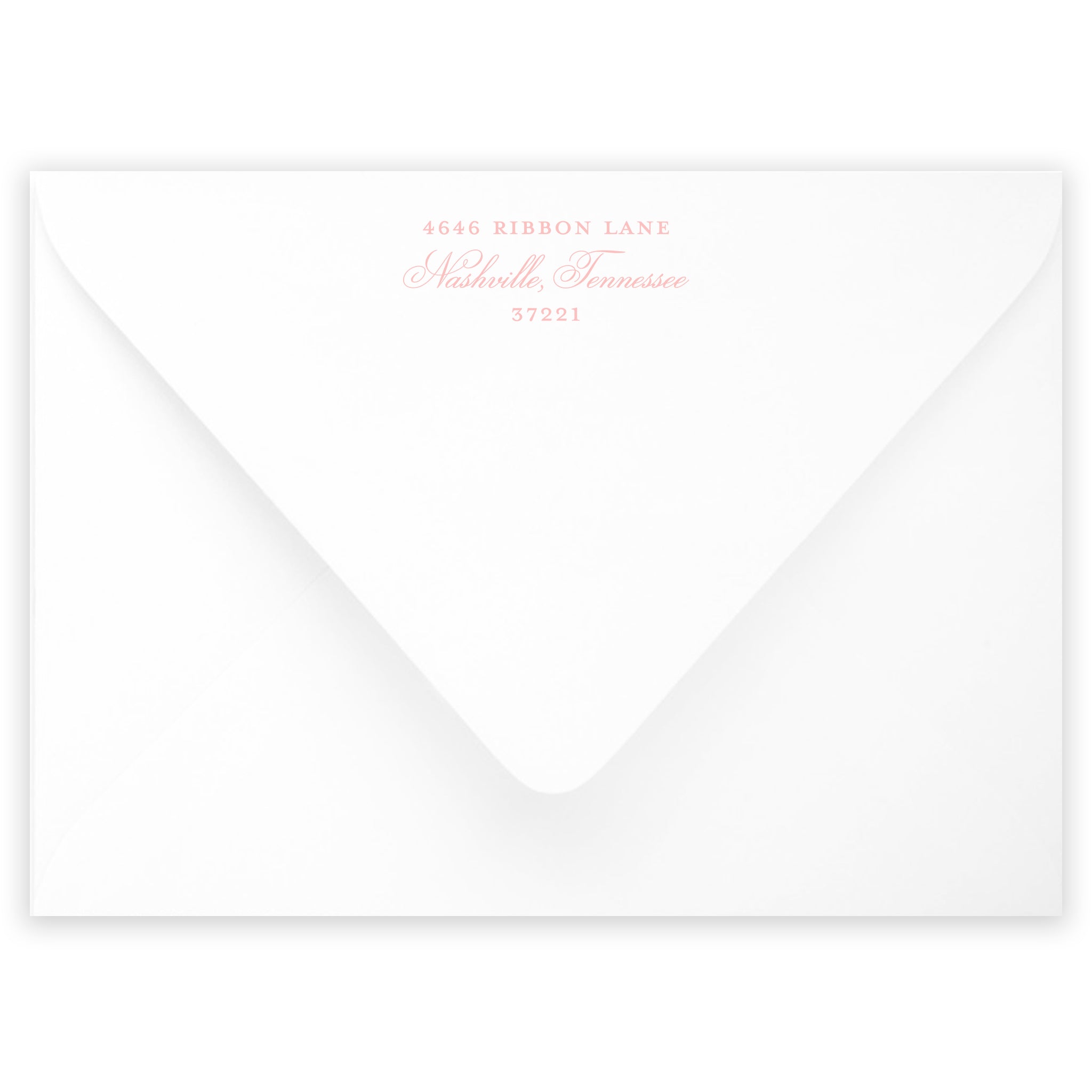 Pink Bow Notecard