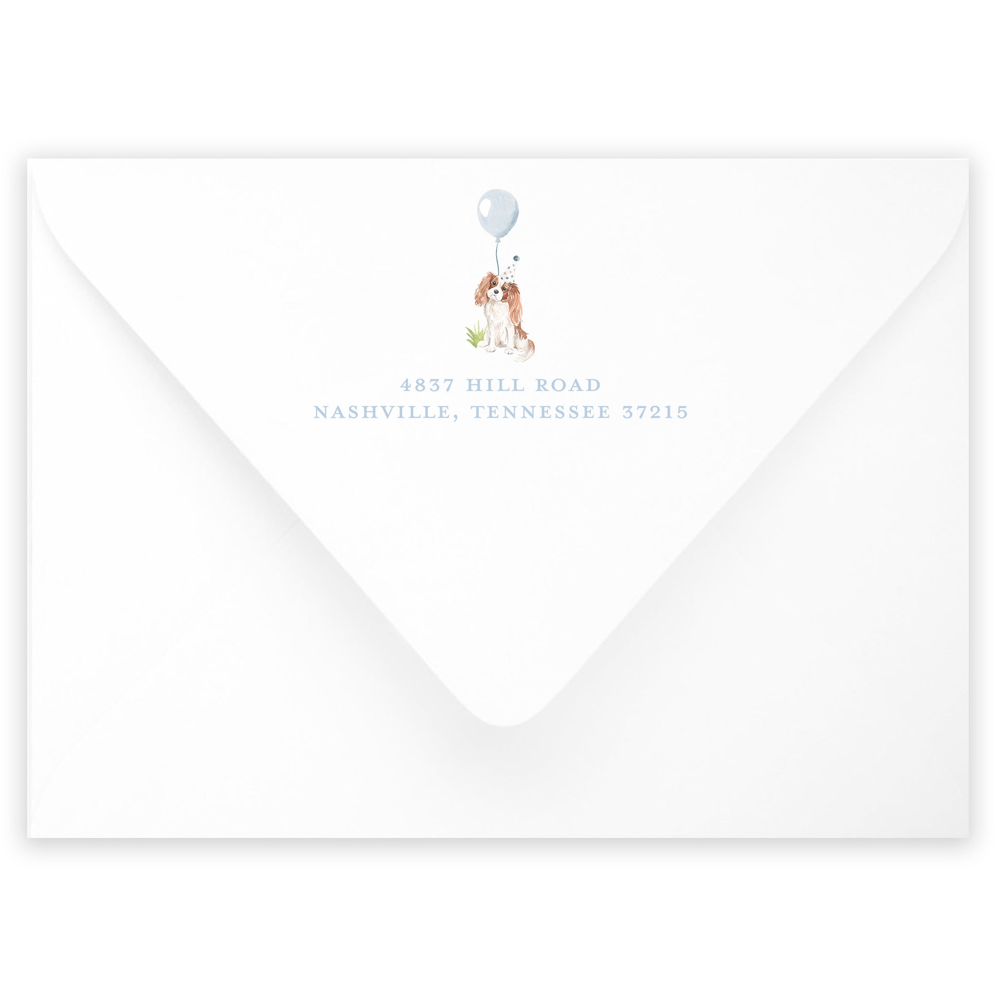 Snips & Snails Cavalier King Charles Invitation