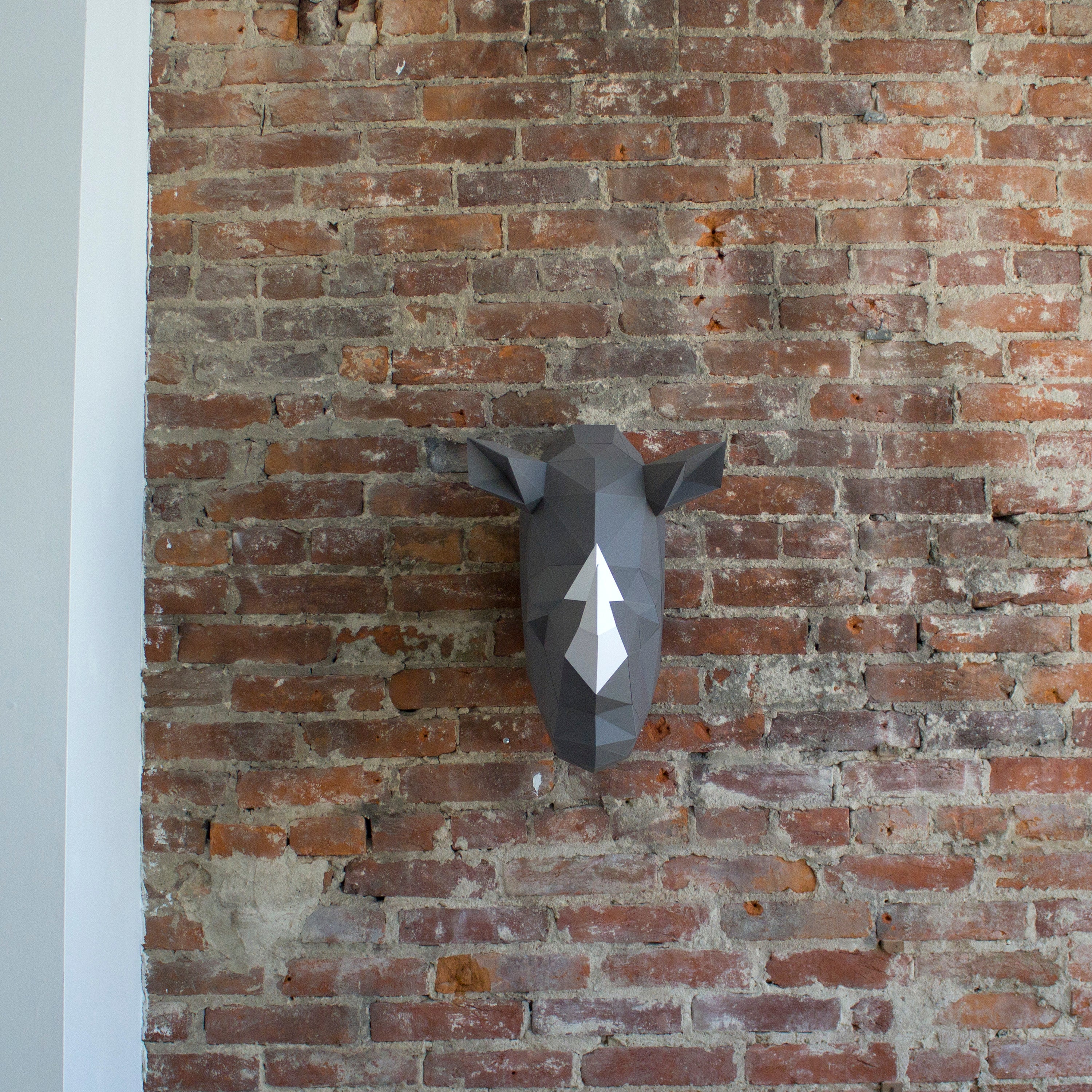 Beverly The Rhino | Diy Paper Craft Animal Kit