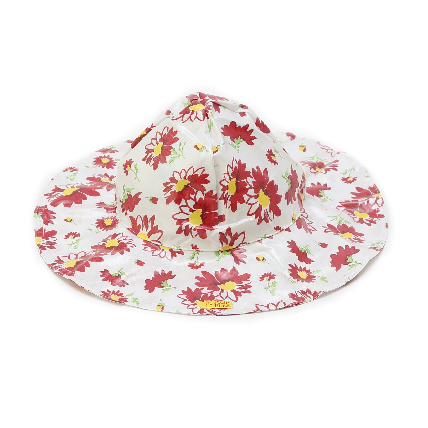 Red Flower Rain Hat