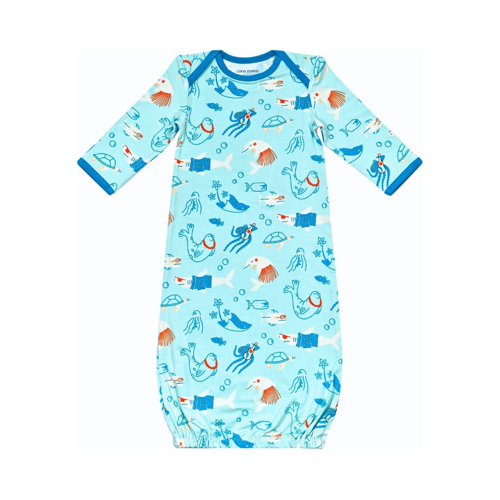 Reef Rascals Bamboo Layette Gown