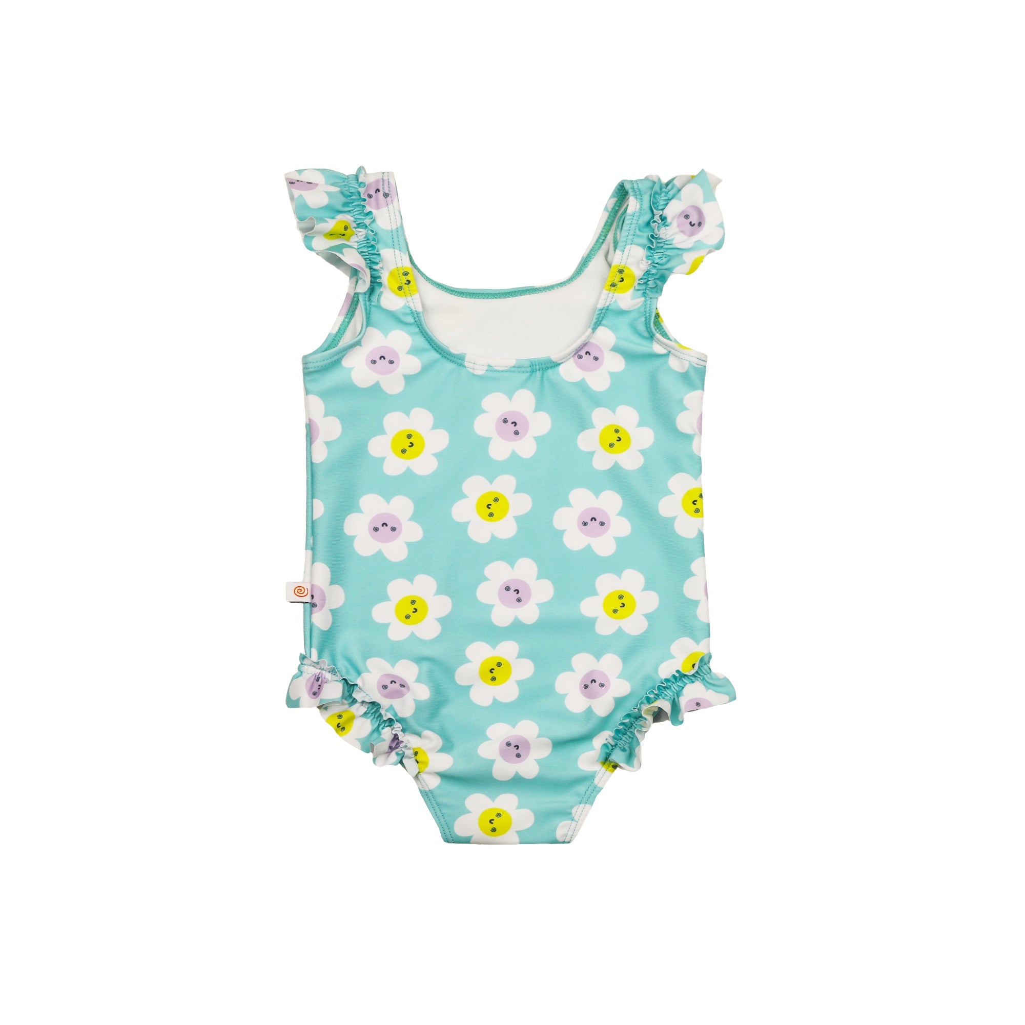 Baby Ruffled One Piece Swimsuit - Daisy **pre-order (orders Will Ship In Full Early March '25)**