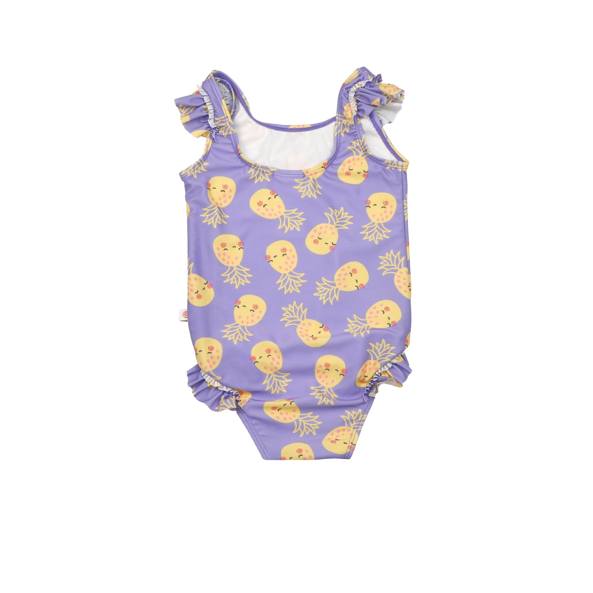 Baby Ruffled One Piece Swimsuit - Pineapple **pre-order (orders Will Ship In Full Early March '25)**