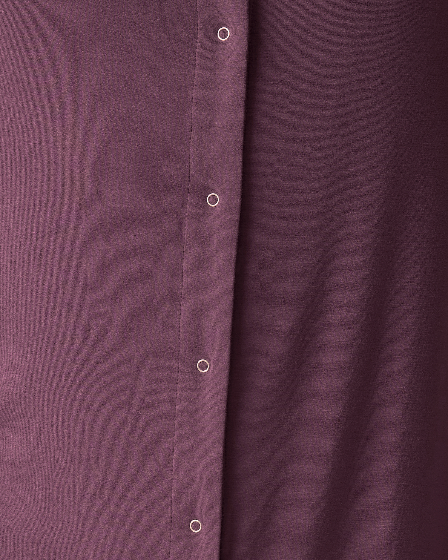 Ruffle Strap Labor & Delivery Gown | Burgundy Plum