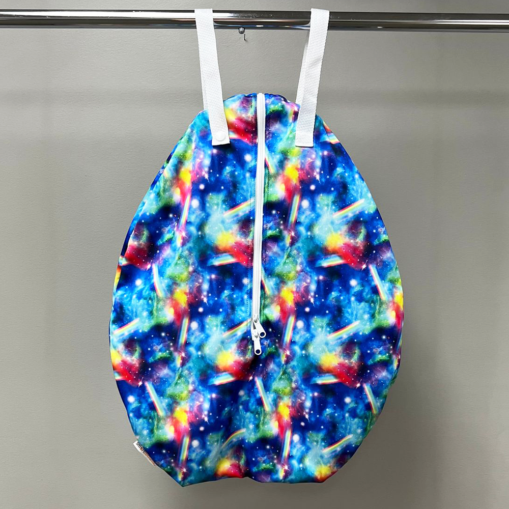 Hanging Wet Bag - Rainbow Galaxy