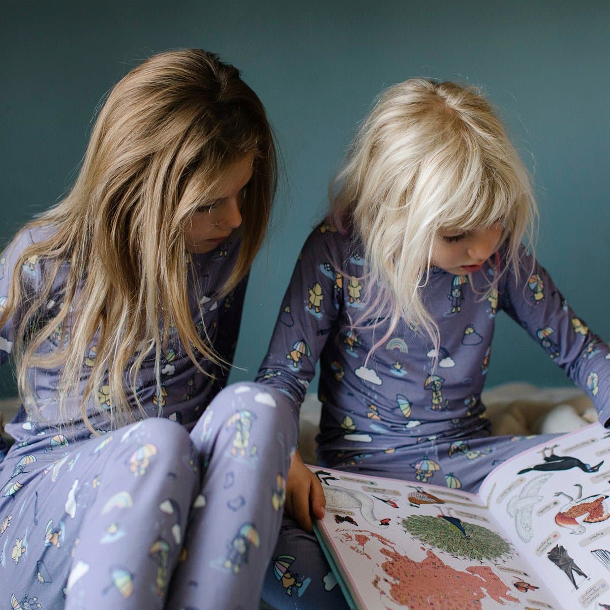 Rainbow Bear Bamboo Kids Pajamas