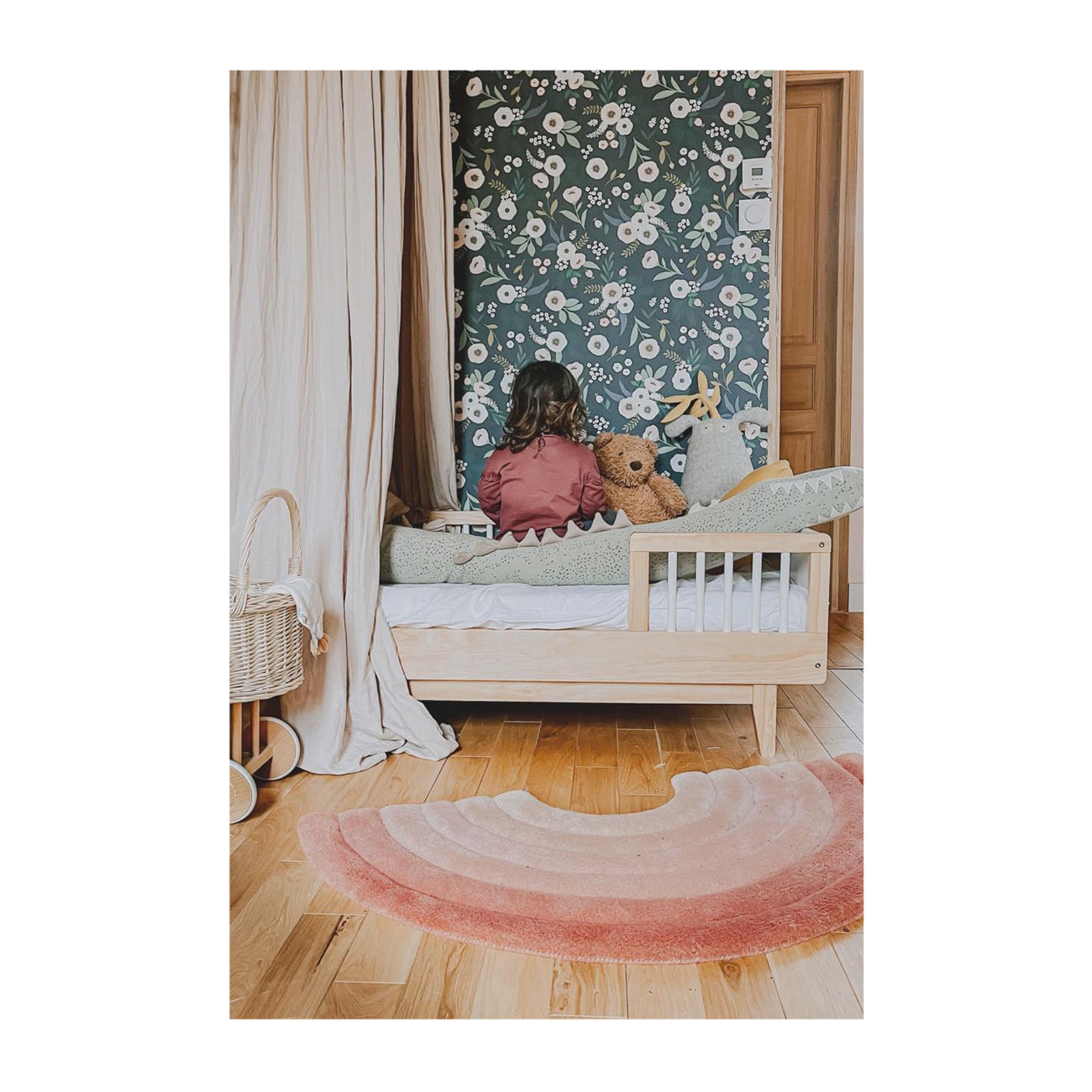 Rug Rainbow Rusty Pink 1.7 X 4 Ft