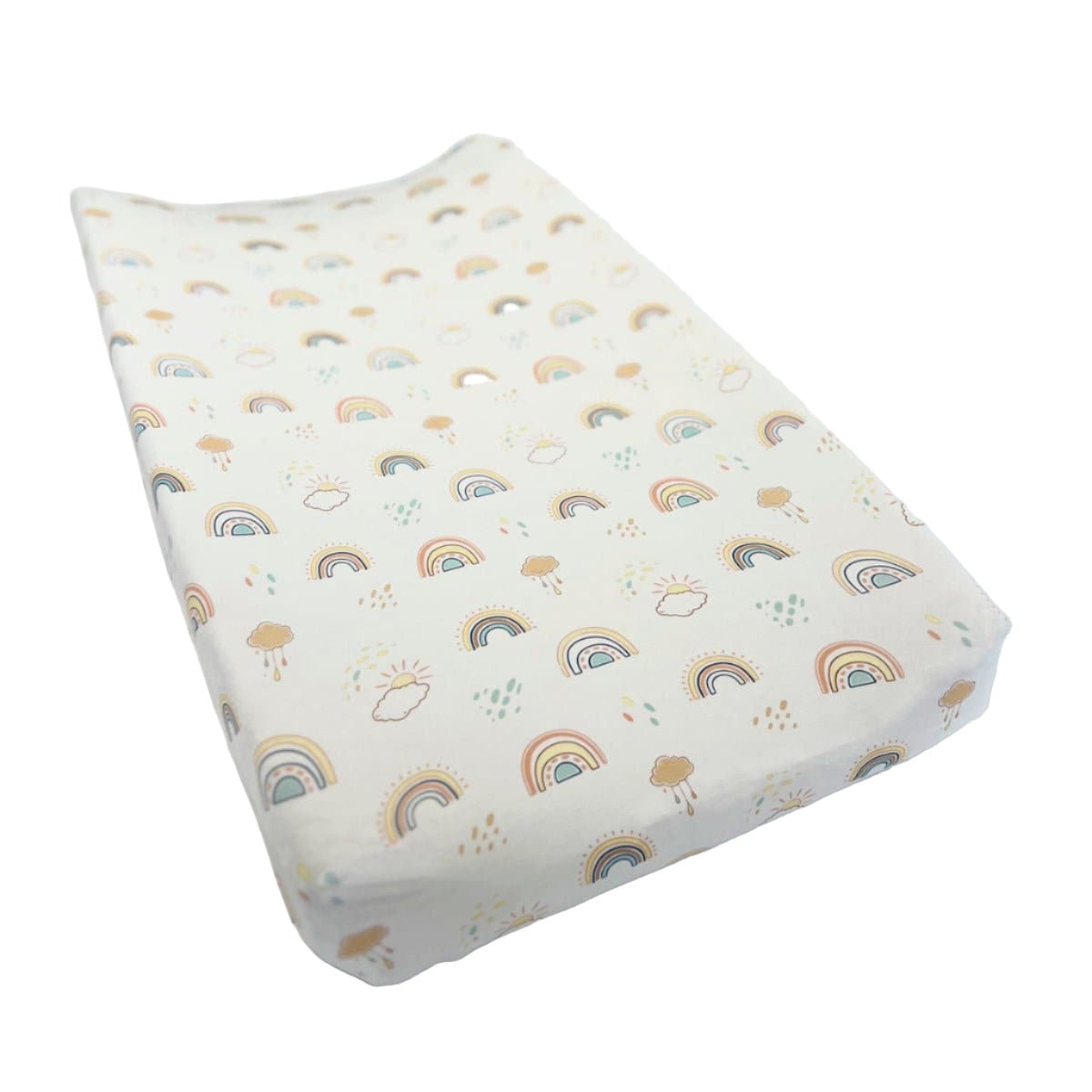 Rainbows Bamboo Changing Pad Cover
