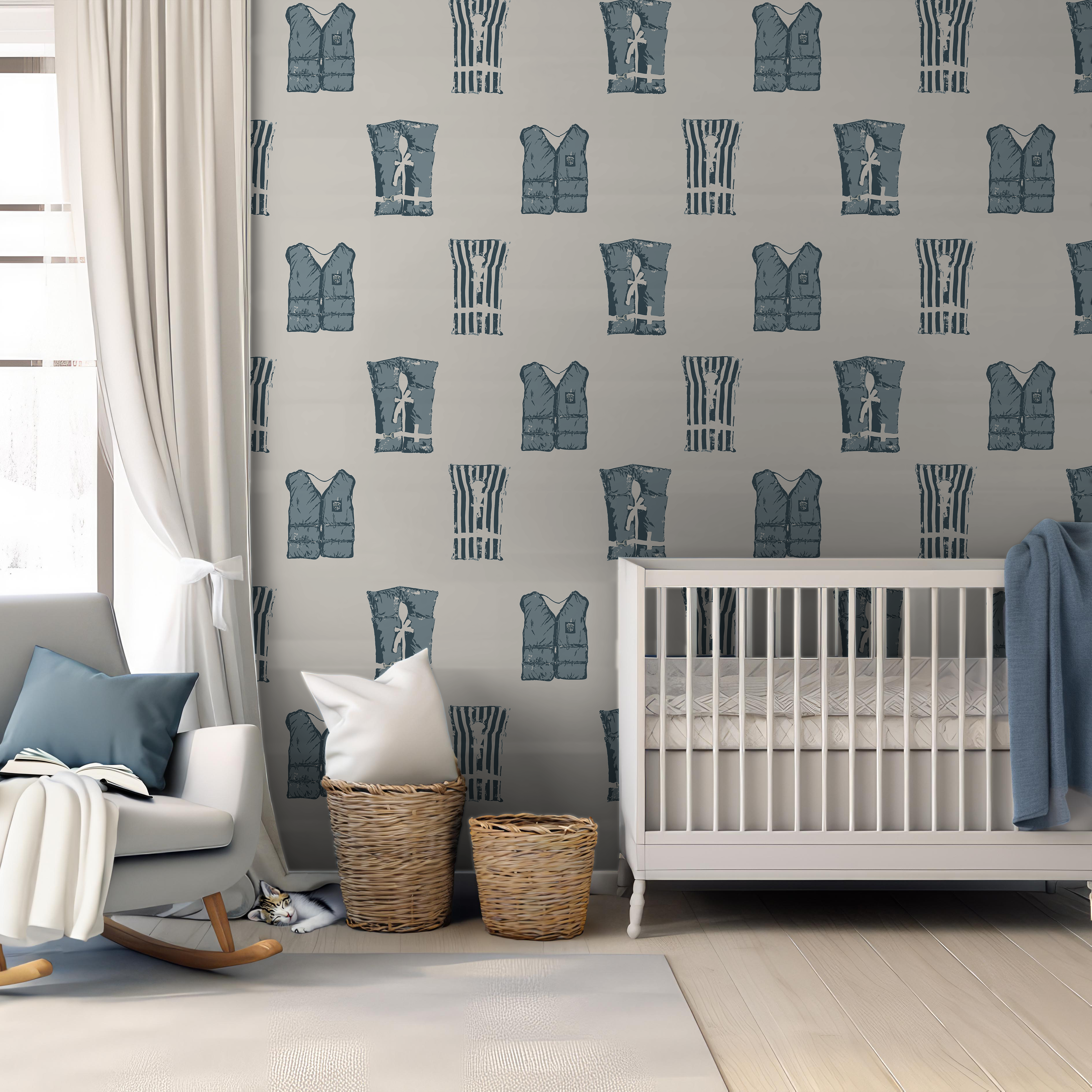 Ray Wallpaper By Kim Hallquist Designs