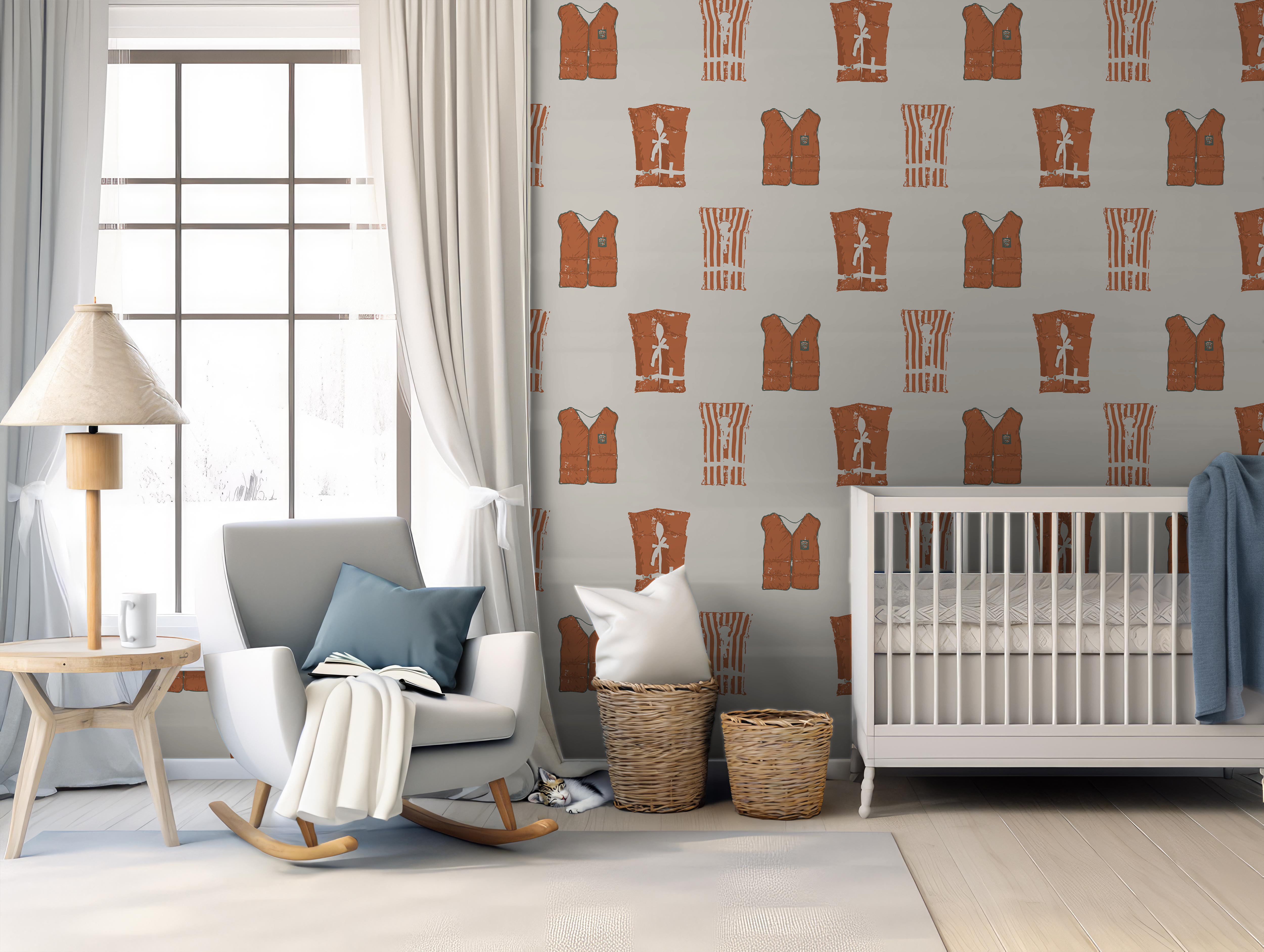 Ray Wallpaper By Kim Hallquist Designs