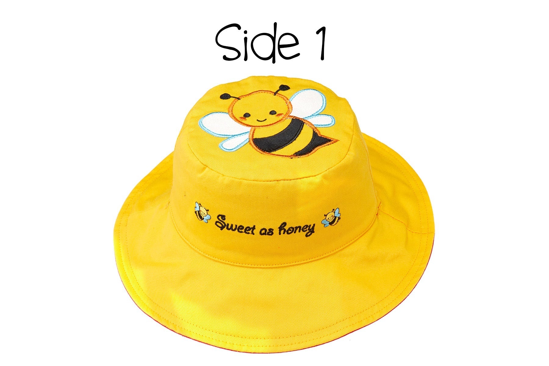 Baby/kids Reversible Sun Hat - Bee | Ladybug