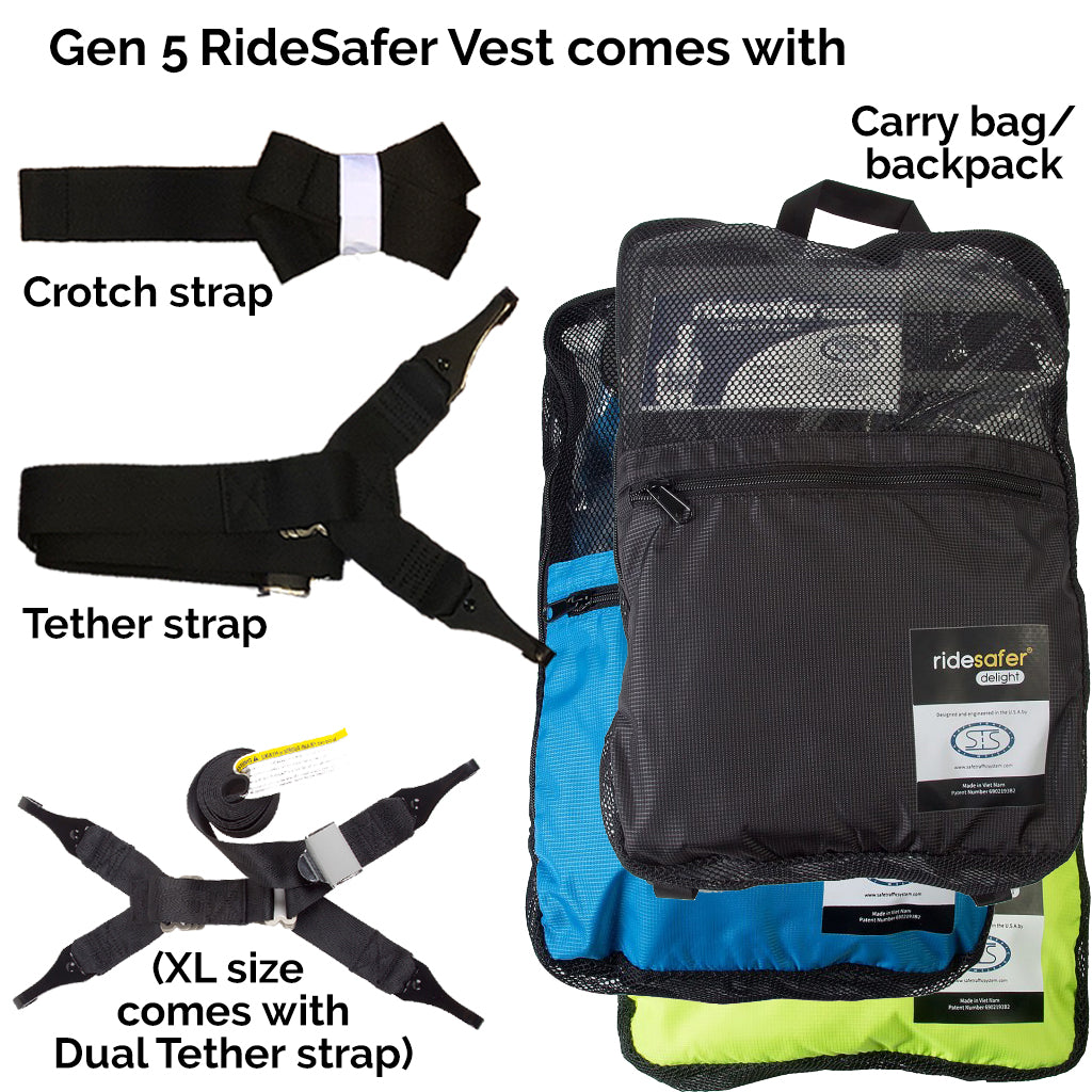 Ridesafer Vest | Travel Car Seat (generation 5)